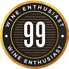 99 pontos Wine Enthusiast