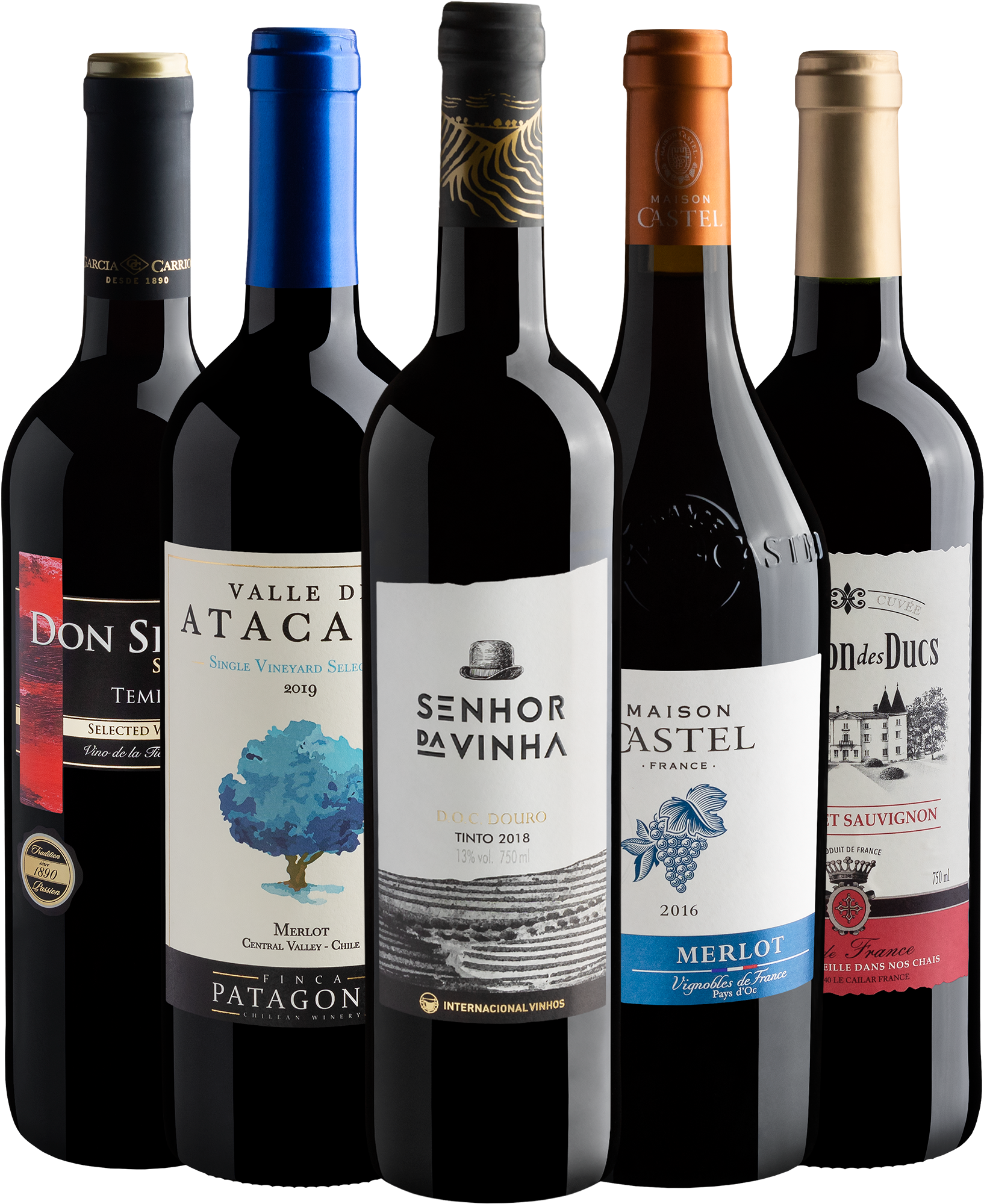 Kit 5 por R$179,90