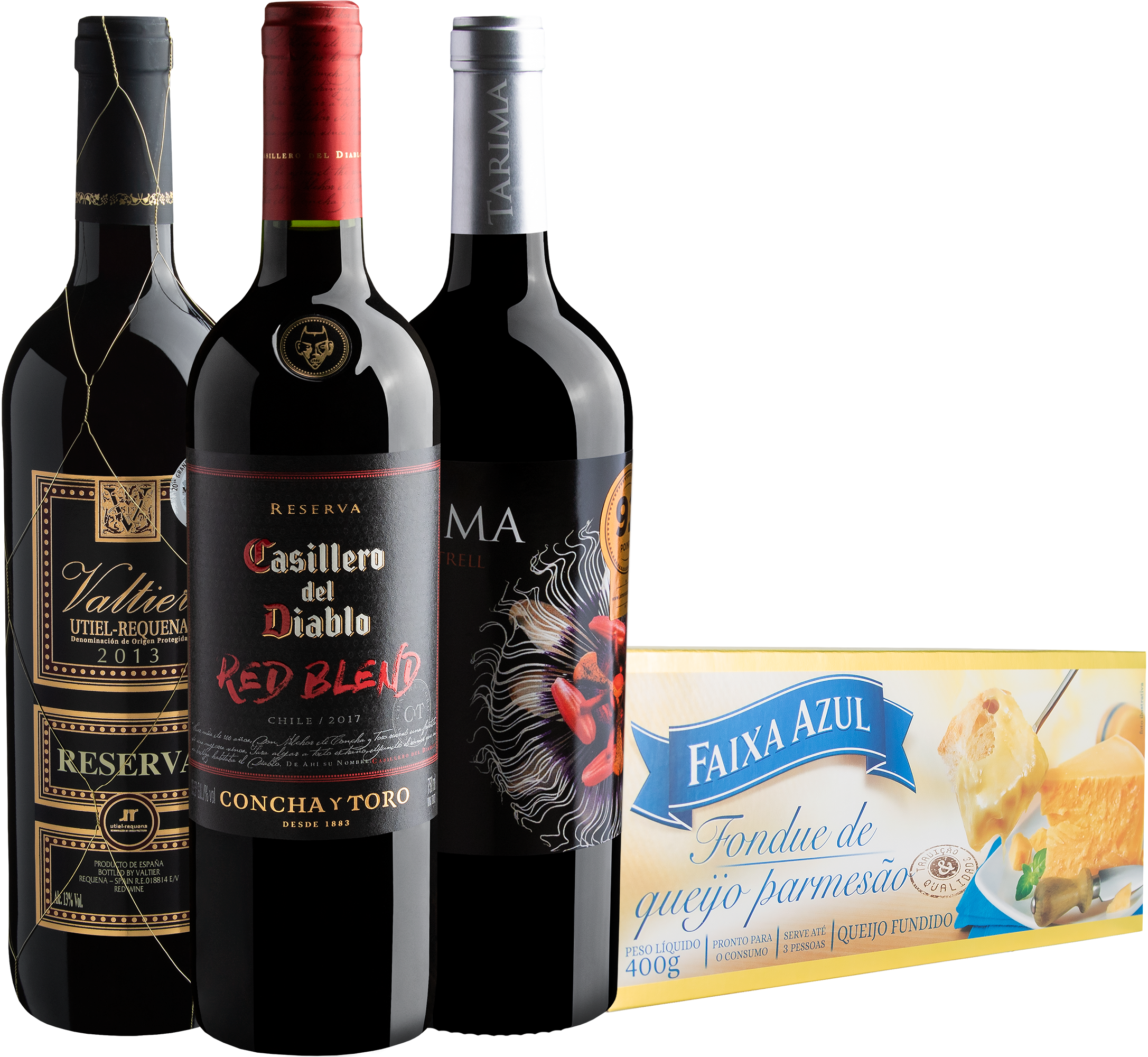 Trio Premium + Fondue Queijo Faixa Azul