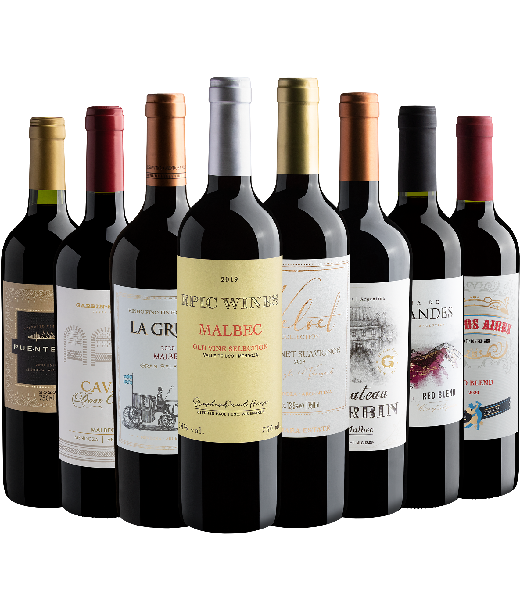 Kit 8 Vinhos Argentinos por R$249,90 + Frete Grátis