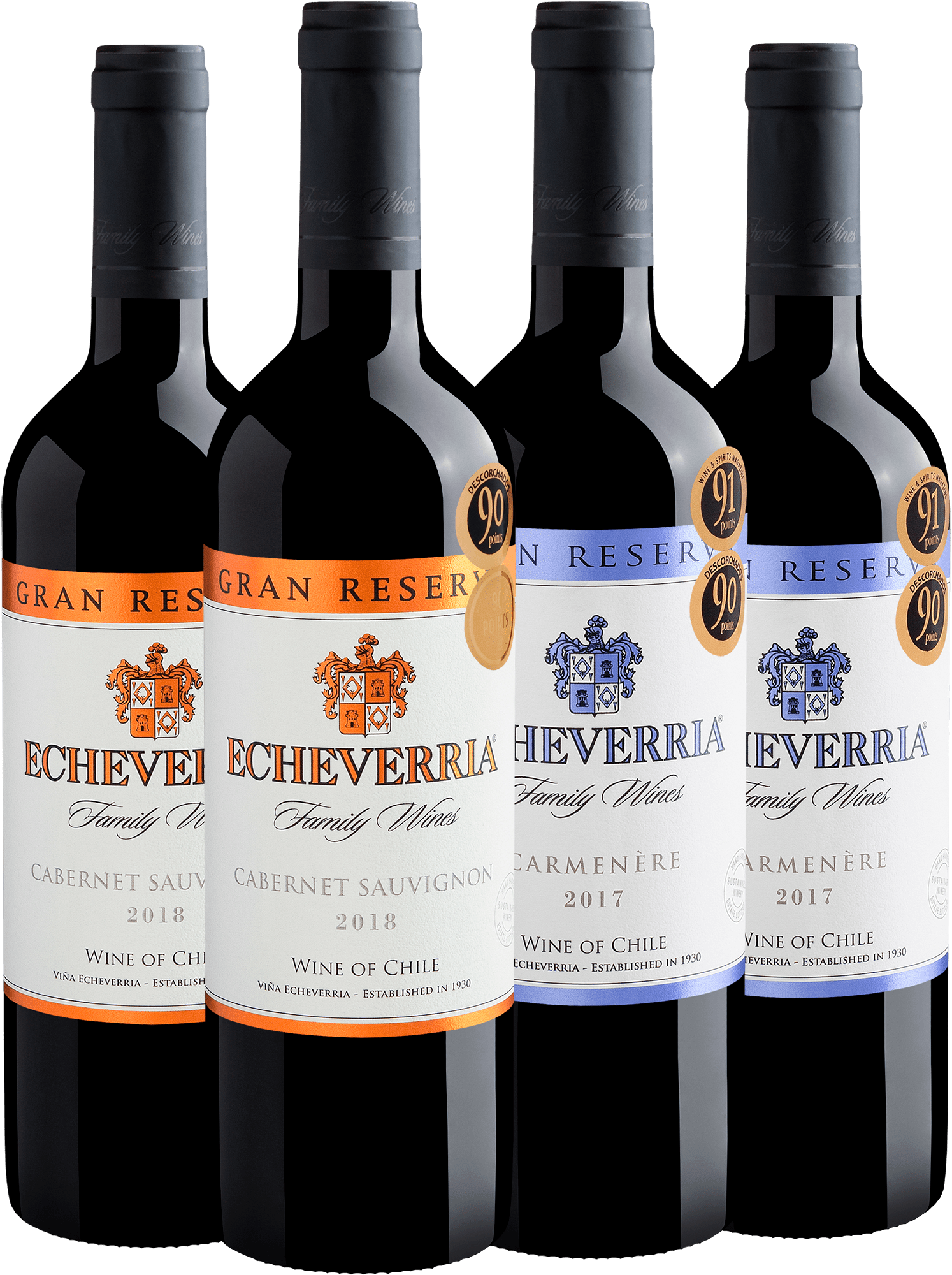Kit 4 Echeverria Gran Reserva
