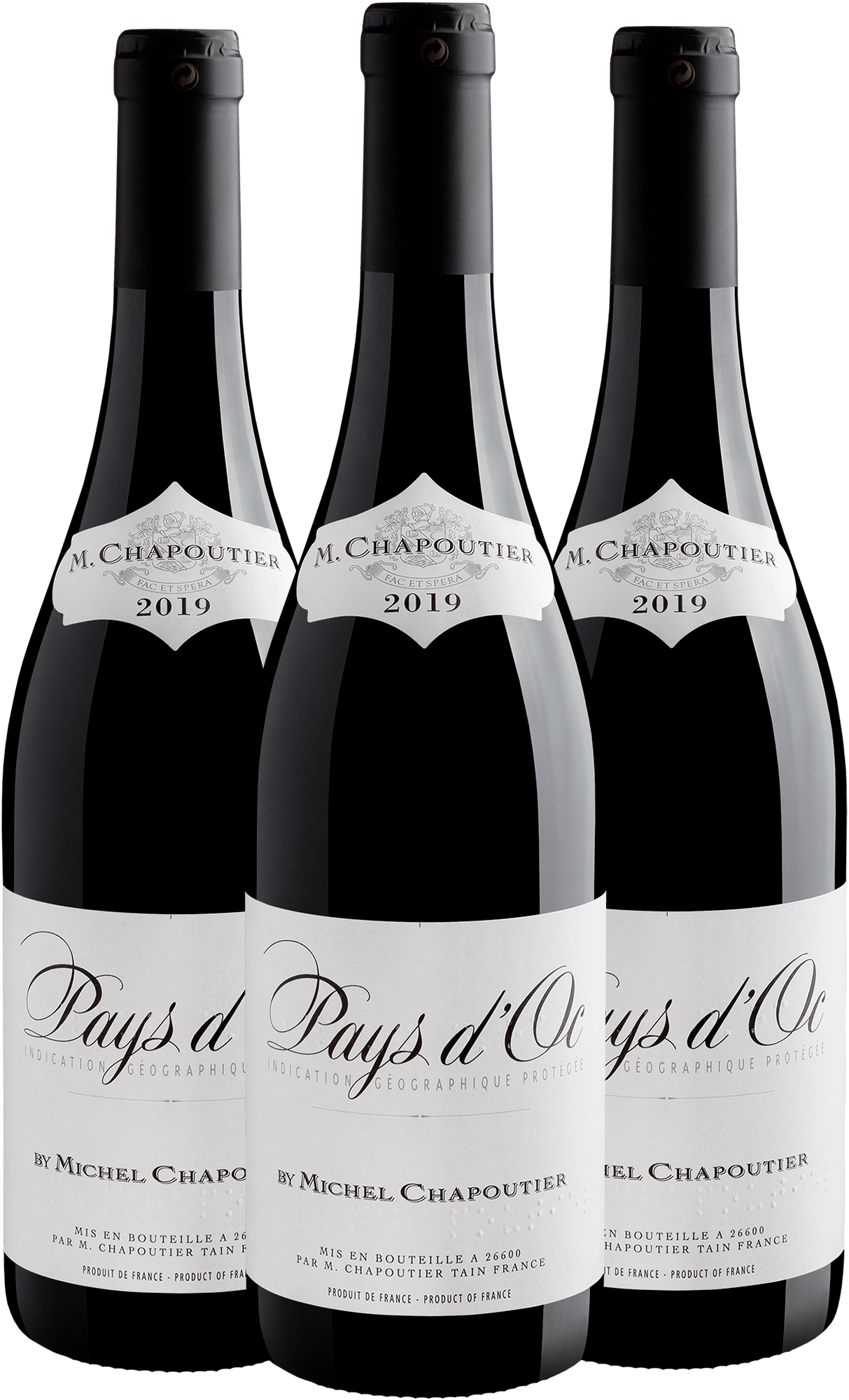 Kit 3 M. Chapoutier Rouge Pays d'Oc 2019