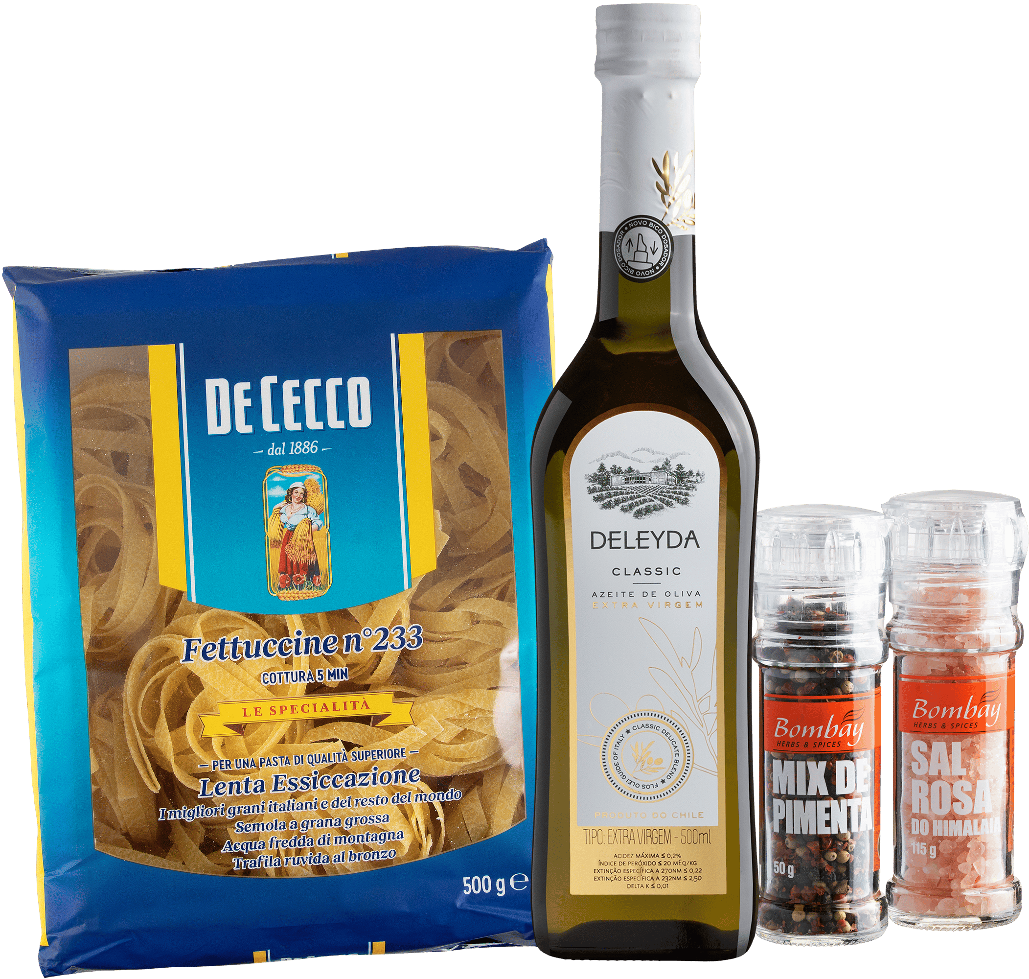 Kit Almoço Italiano com Fettuccine