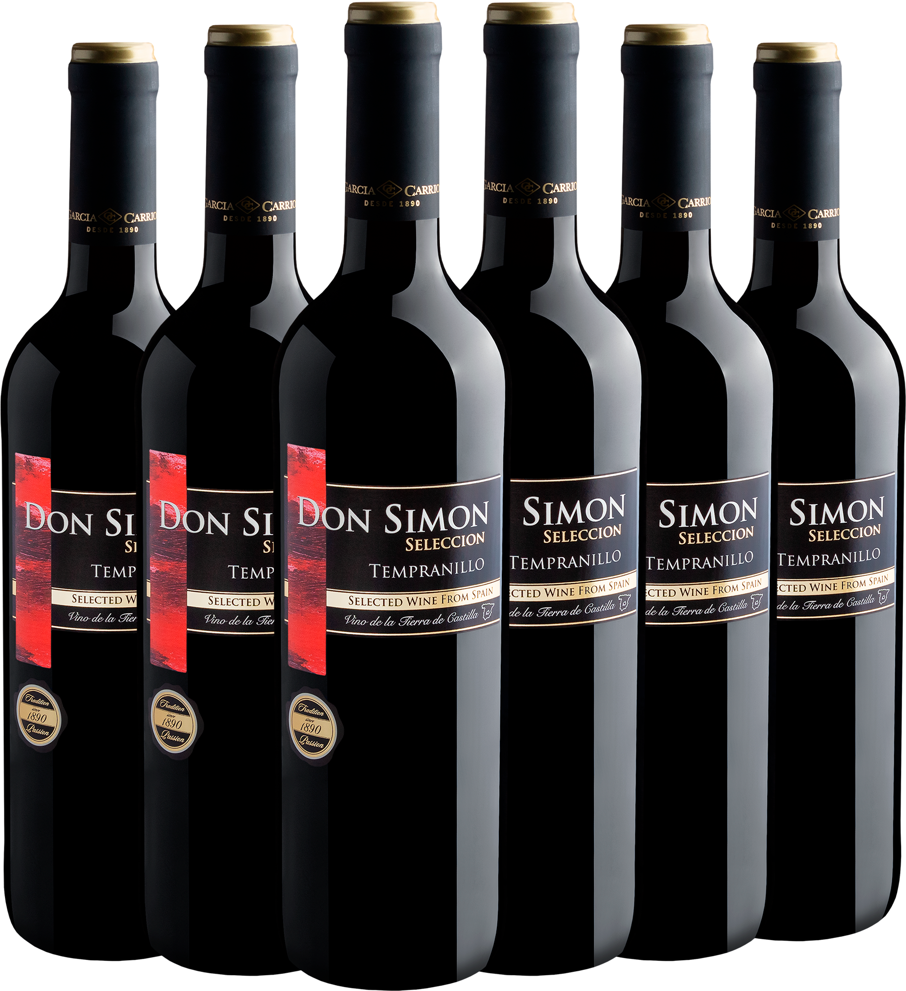 Kit 6 Don Simon Selección Tempranillo por R$26,90 cada