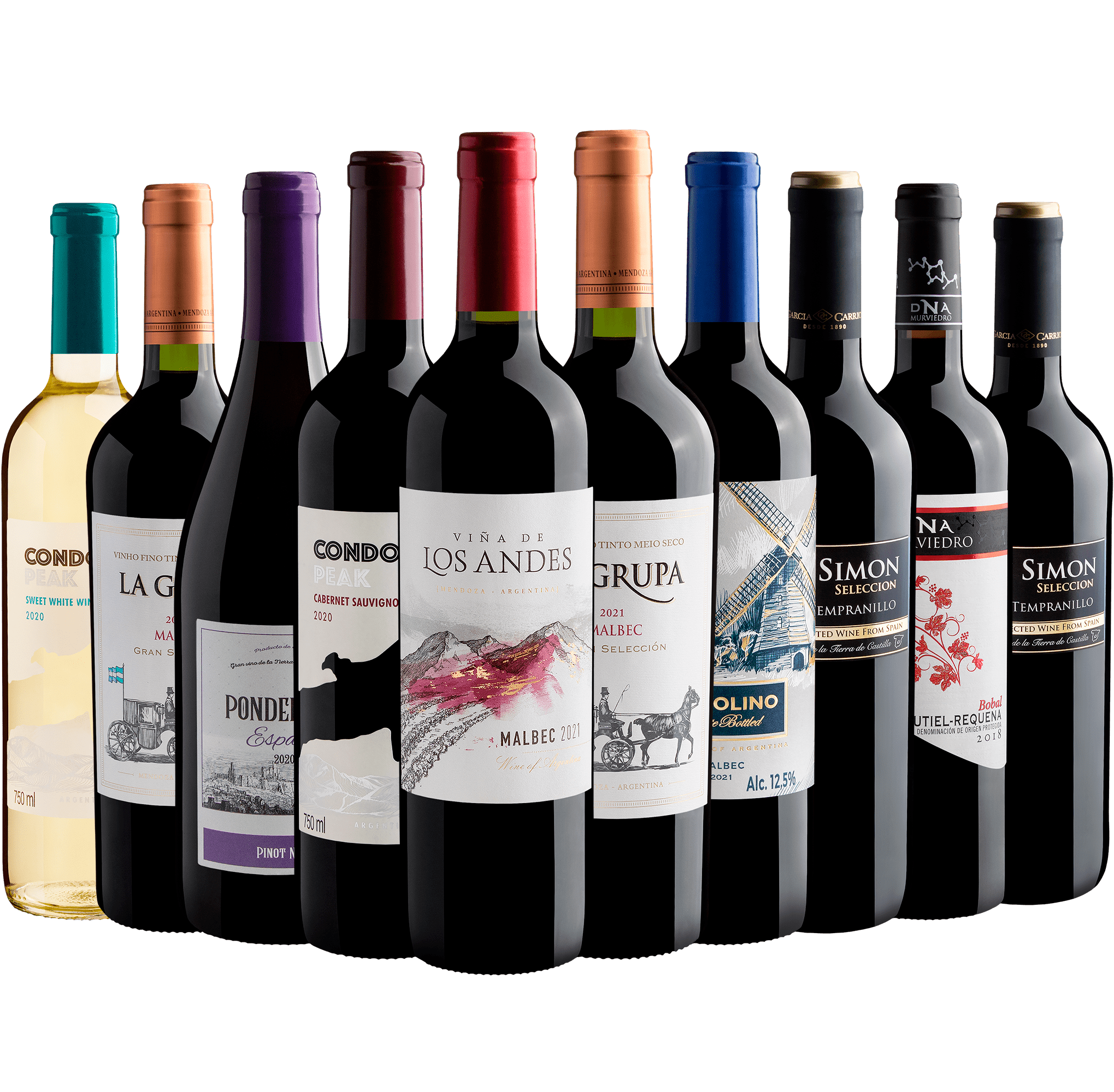 Kit 10 por R$24,99 cada garrafa