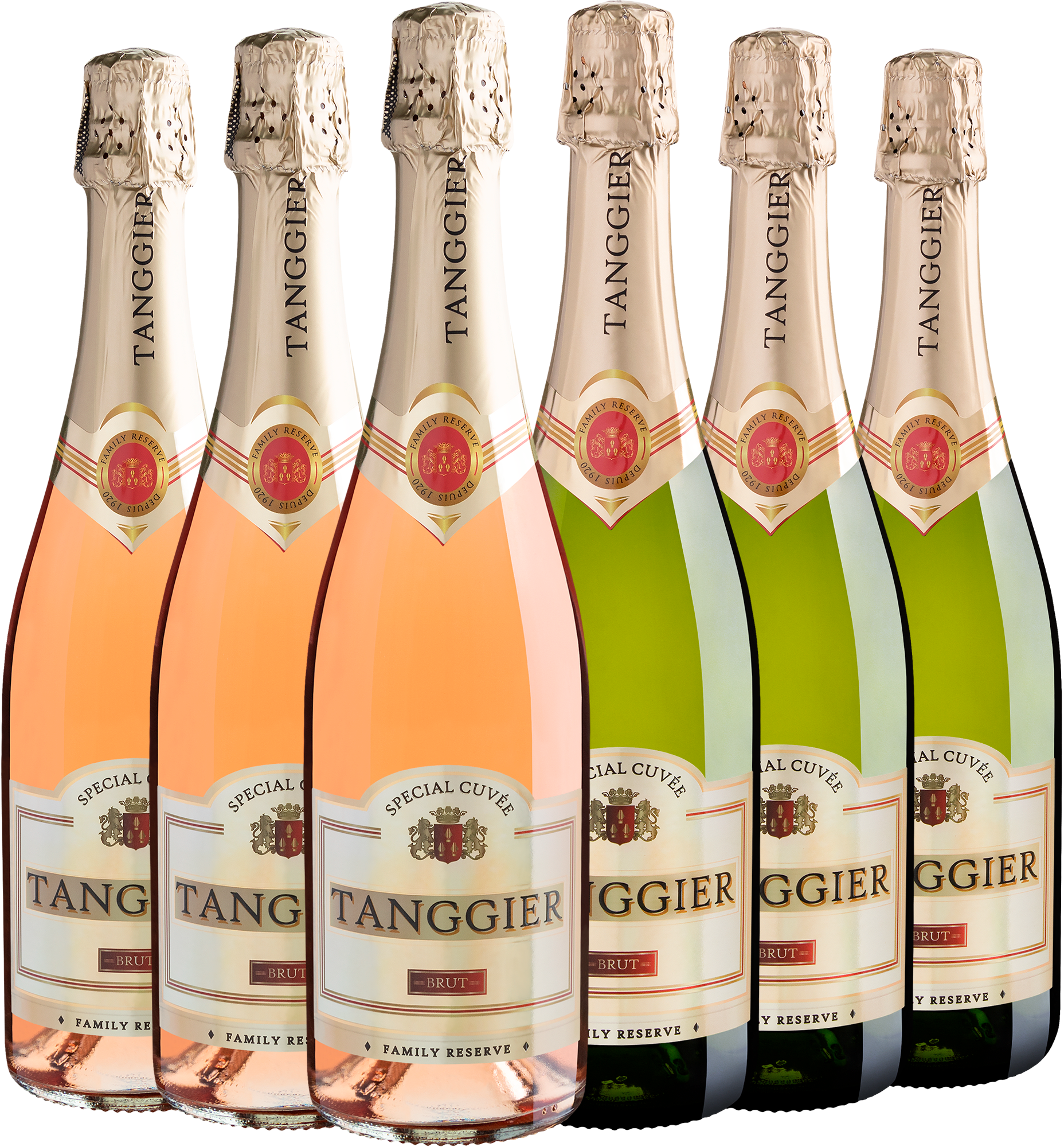 Kit Tanggier: 3 Brut + 3 Brut Rosé