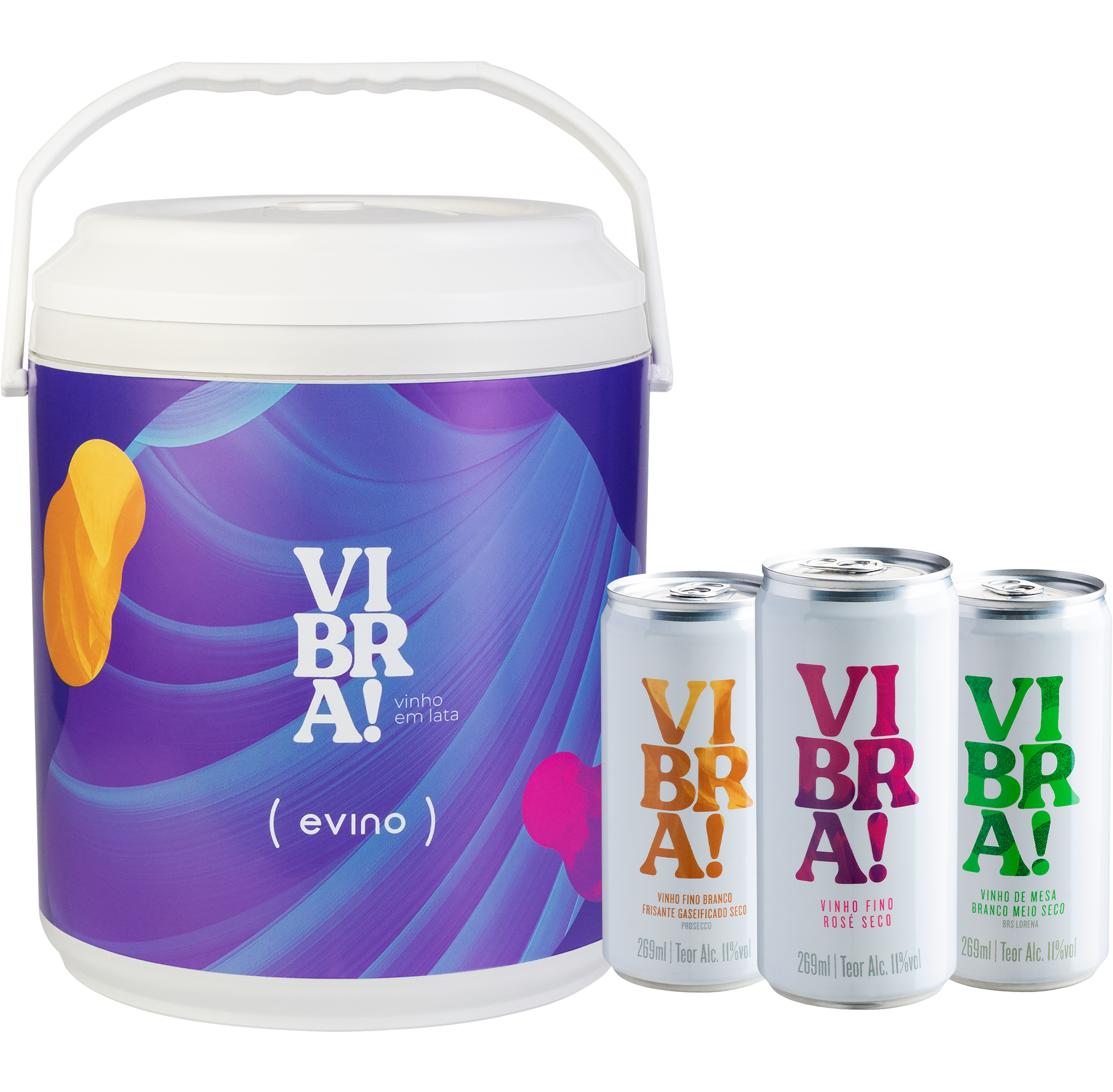 Kit Trio Vibra + Cooler