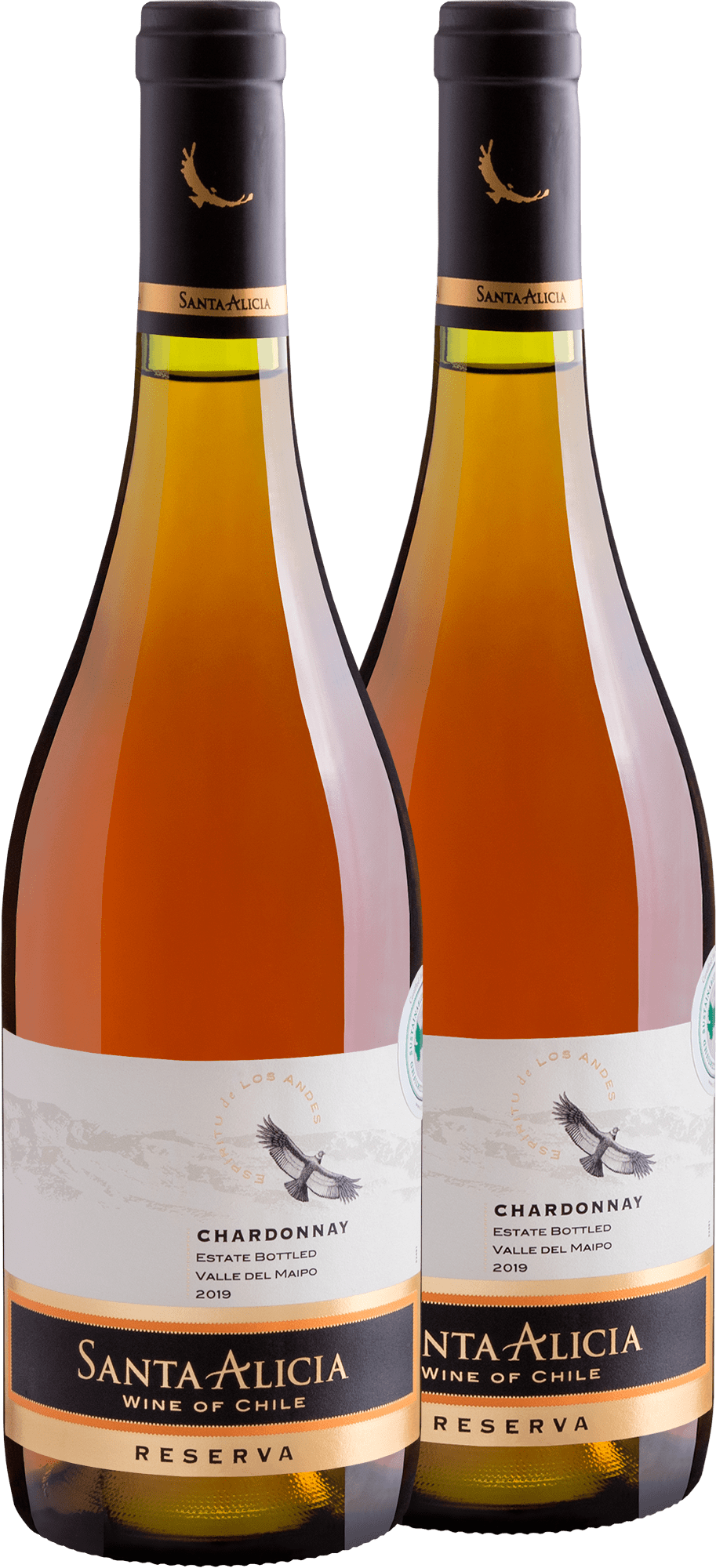 Kit 2 Santa Alicia Reserva Chardonnay Estate Bottled