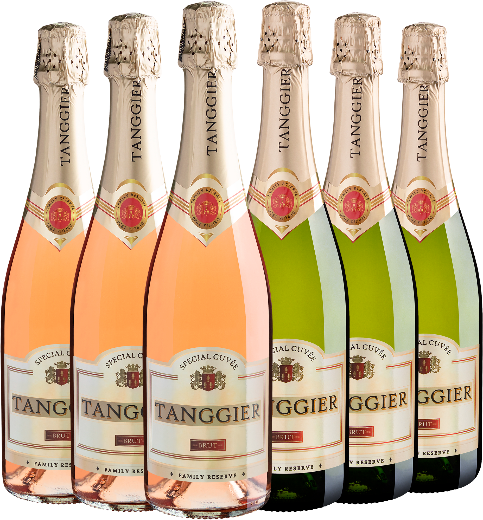 Kit Tanggier Brut: 3 Branco + 3 Rosé