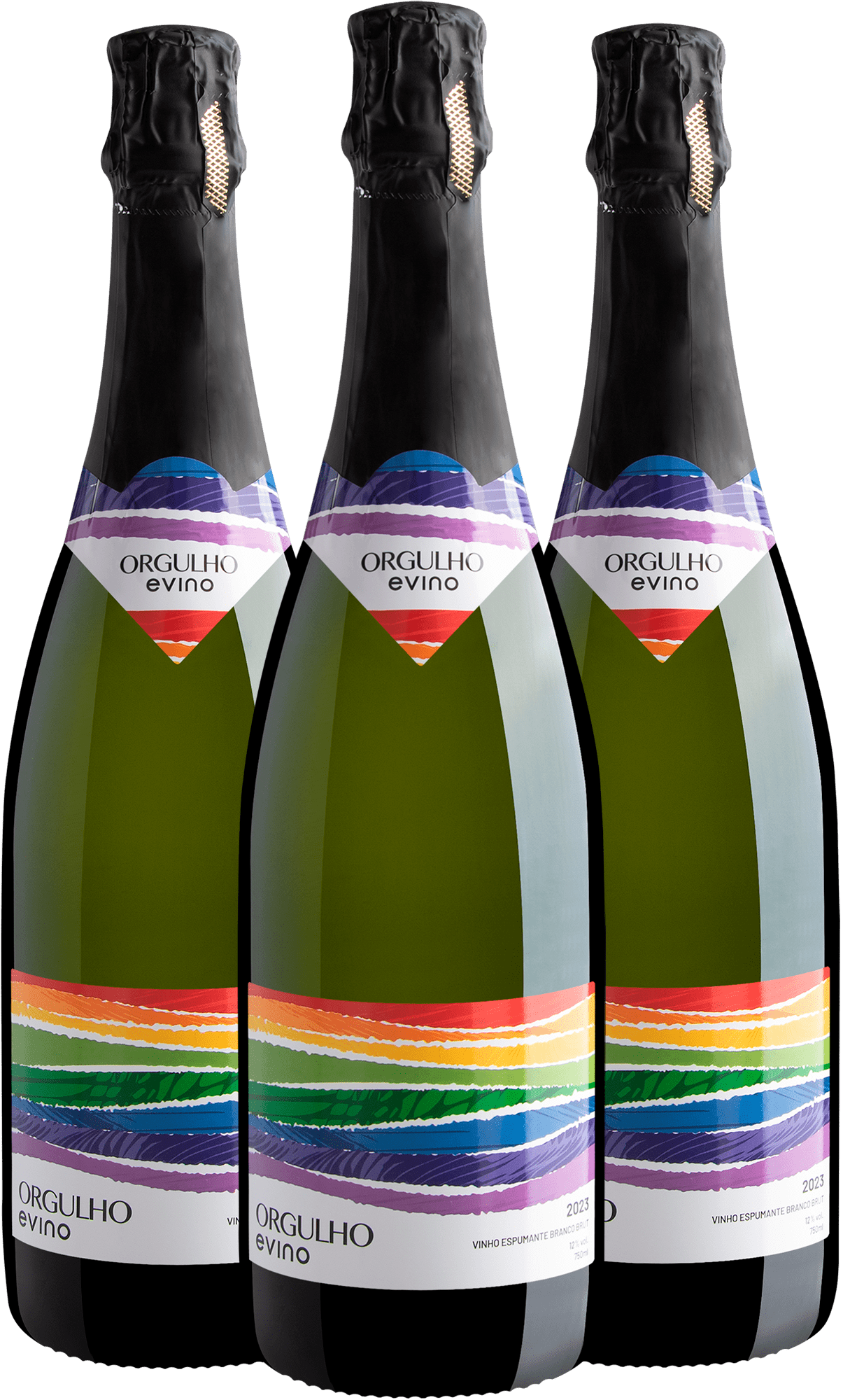 Kit 3 Orgulho Espumante Branco Brut por R$59,90 cada garrafa