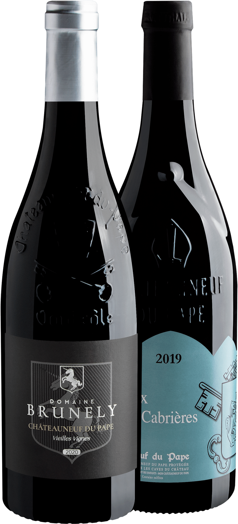 Kit 2 Châteauneuf-du-Pape por R$249,90 cada garrafa