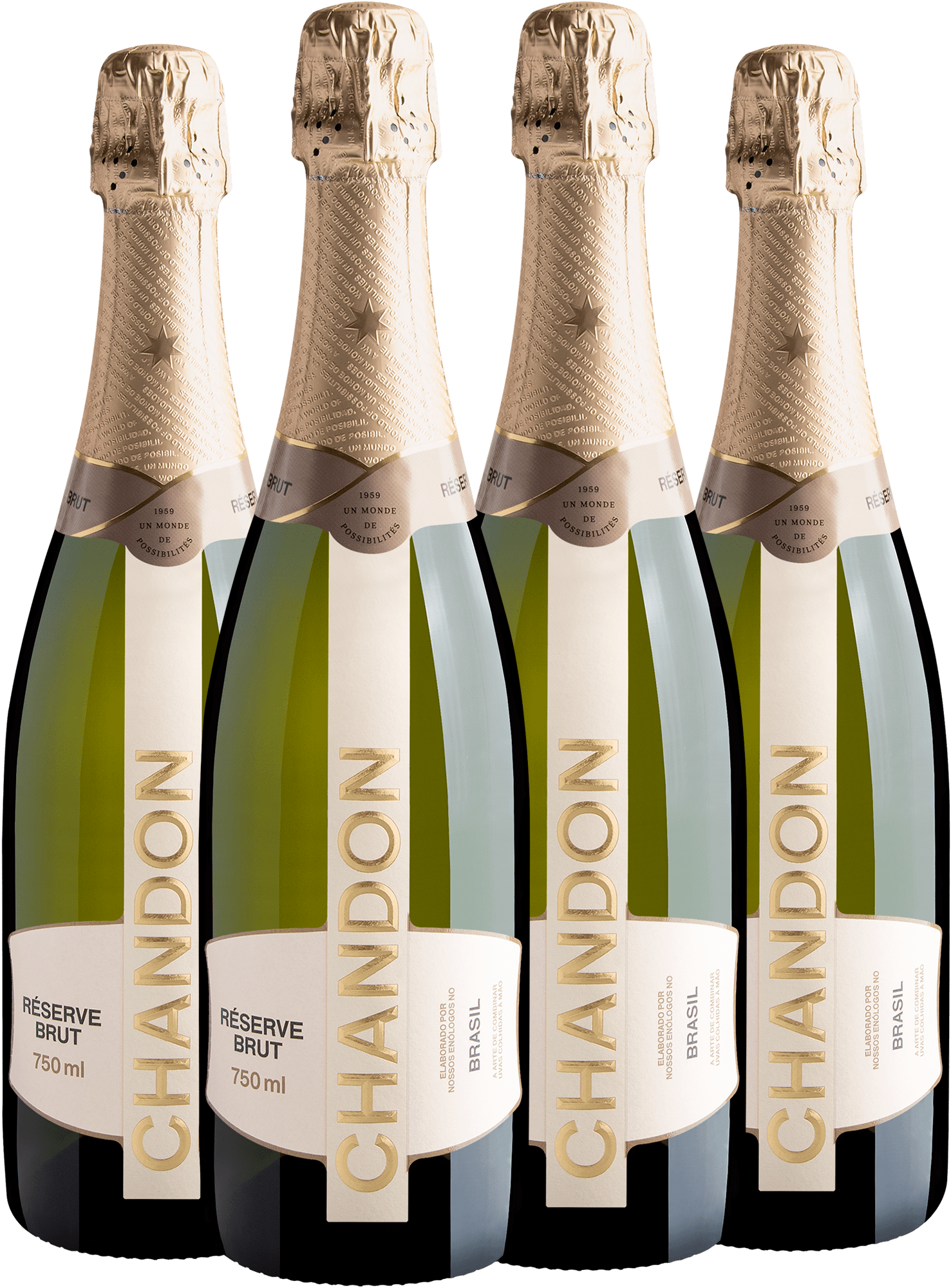 Kit 4 Chandon Réserve Brut 
