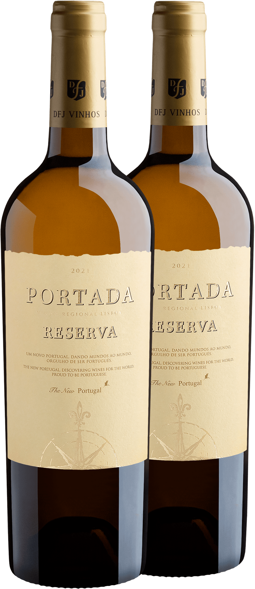 Kit 2 Portada Reserva Branco por R$69,90 cada garrafa