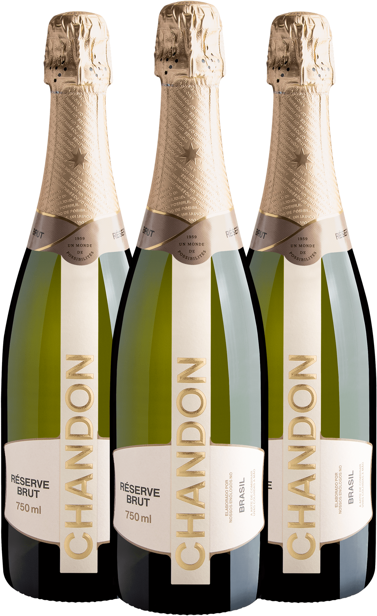 Kit 3 Chandon Réserve Brut 