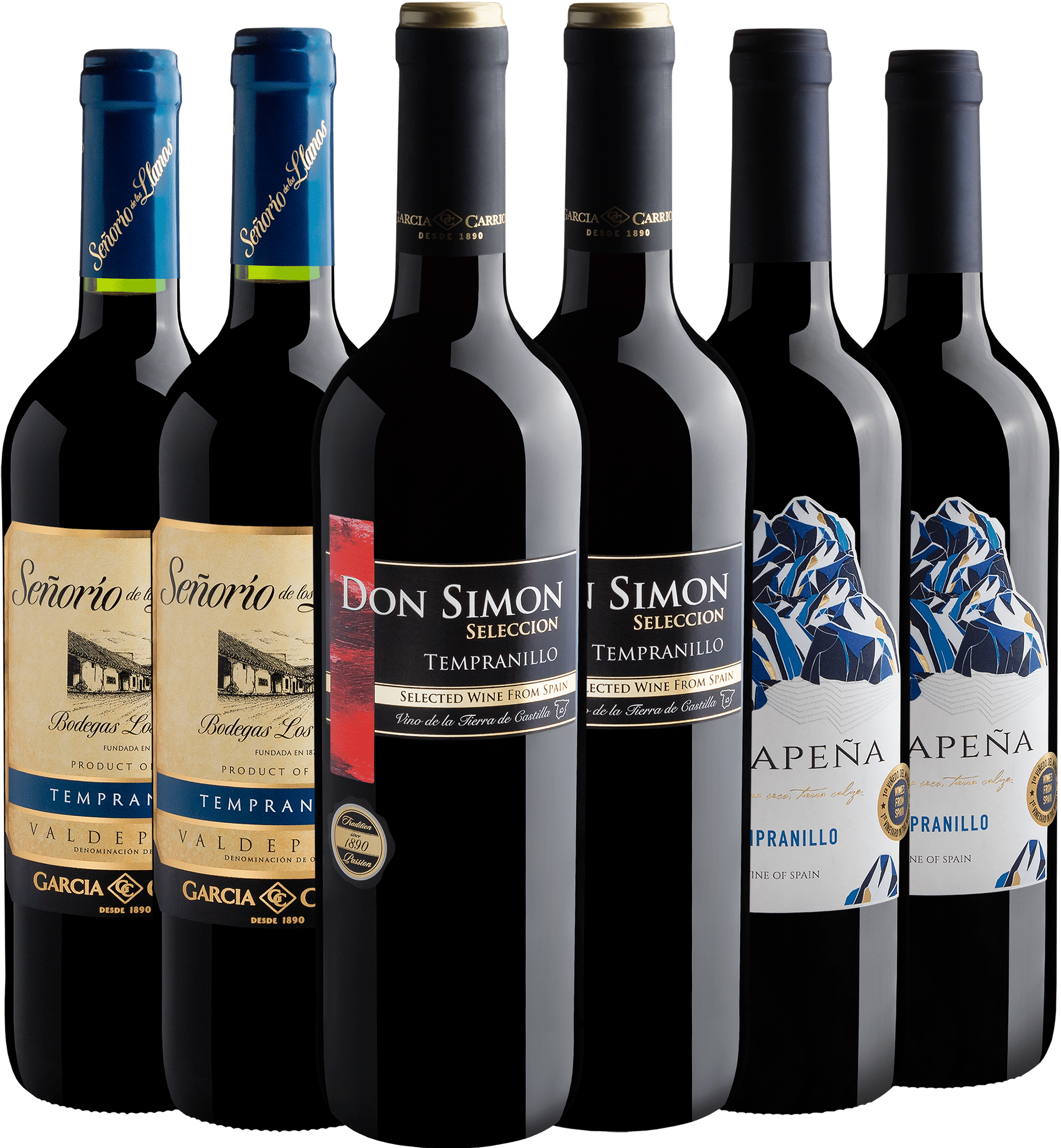 Kit Tempranillo | 6 garrafas por R$27,90 cada