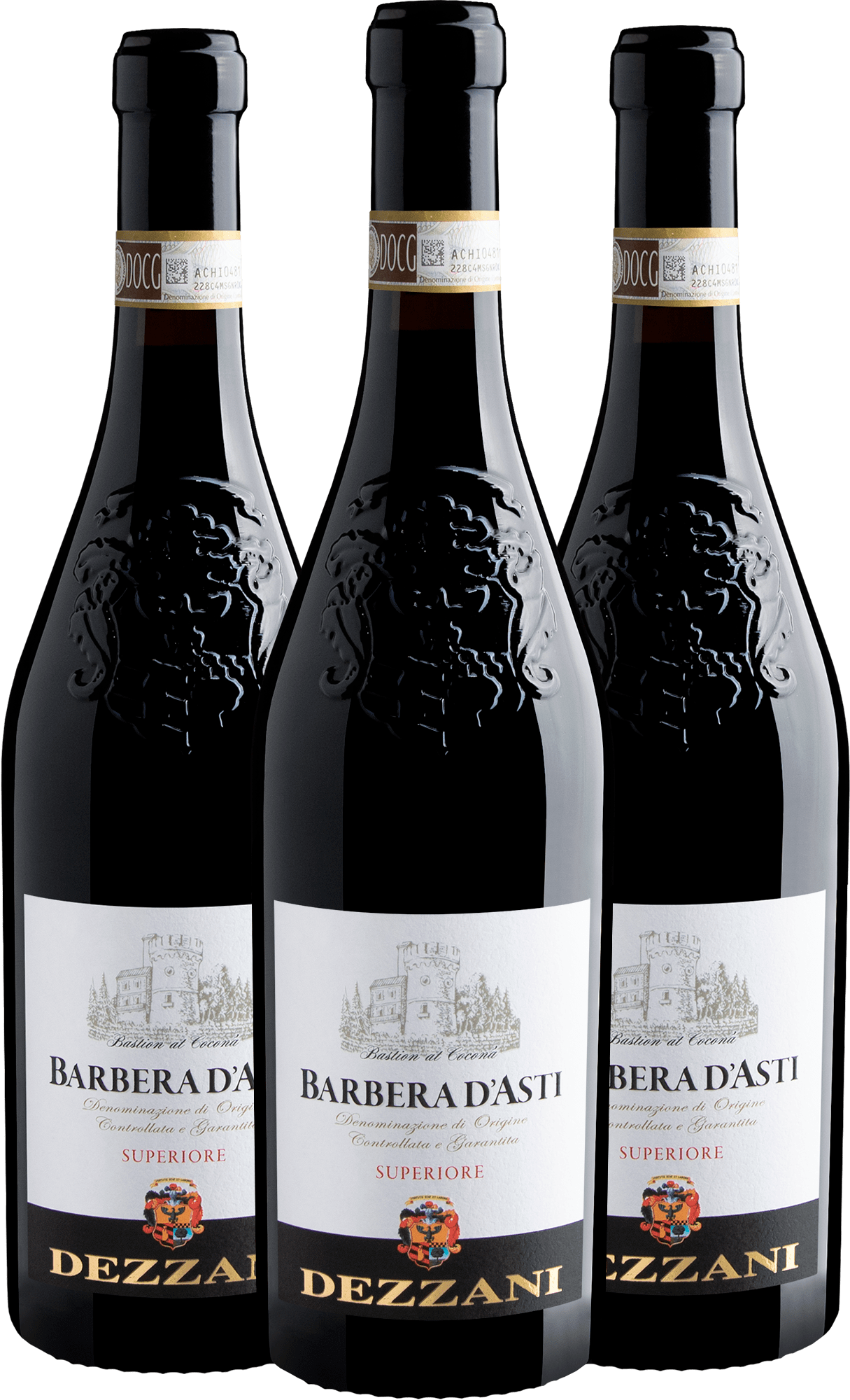 Kit 3 Dezzani Barbera d'Asti Superiore DOCG por R$89,90 cada garrafa 