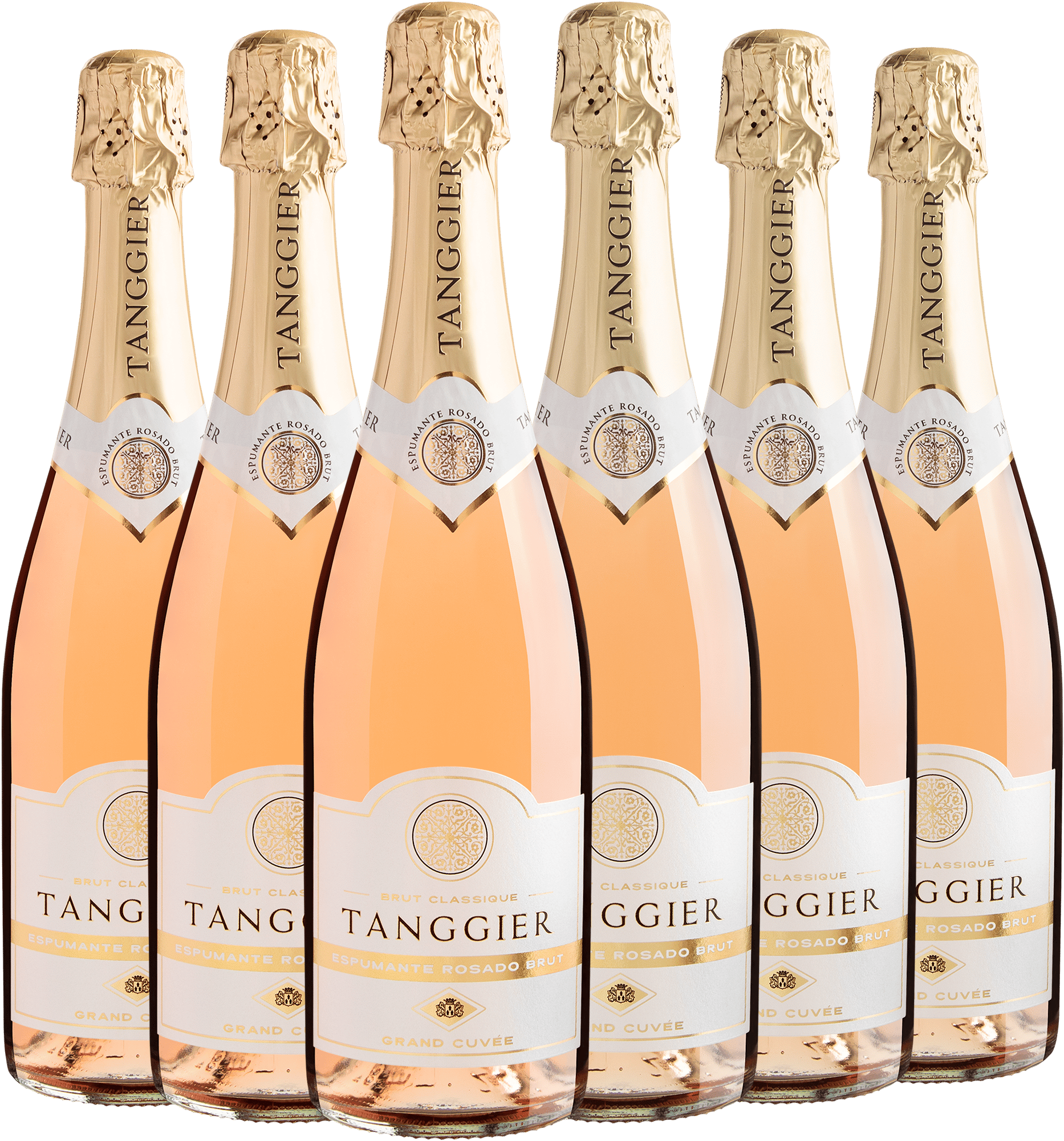 Kit 6 Tanggier Brut Rosé por R$34,90 cada garrafa