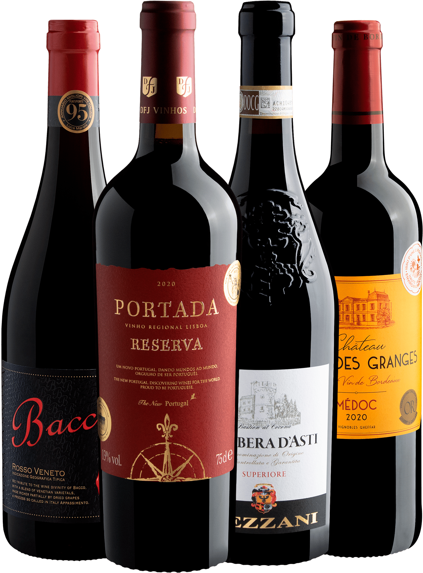 Kit Vinhos Premiados por R$64,90 cada garrafa