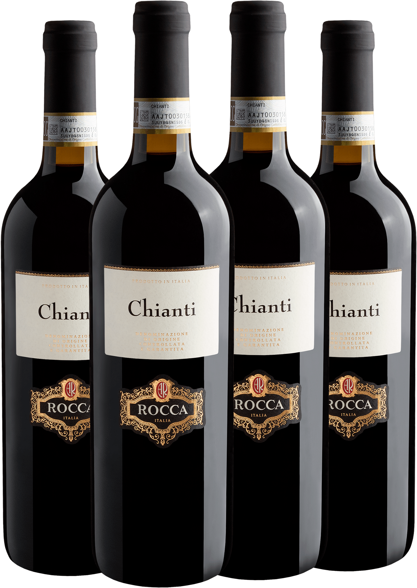 Kit 4 Rocca Chianti DOCG por R$64,90 cada garrafa