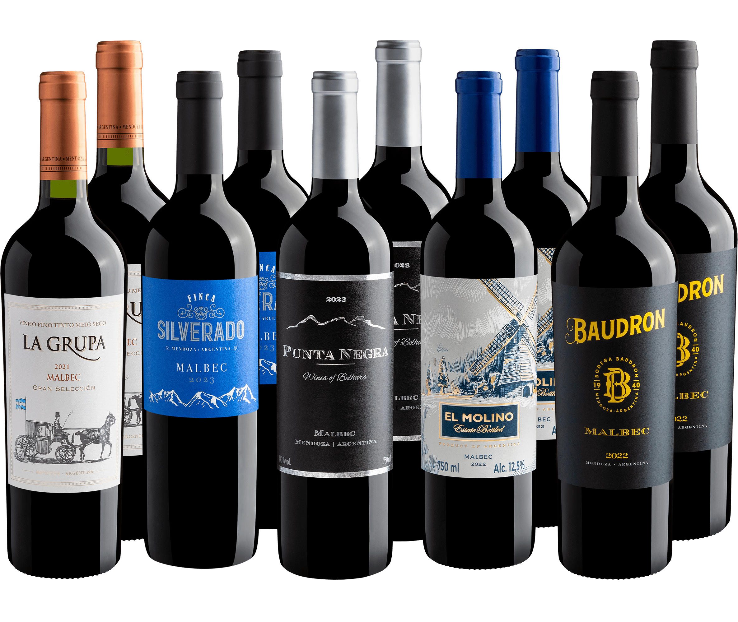 Kit Malbec em Dobro | 10 garrafas por R$29,90 cada 