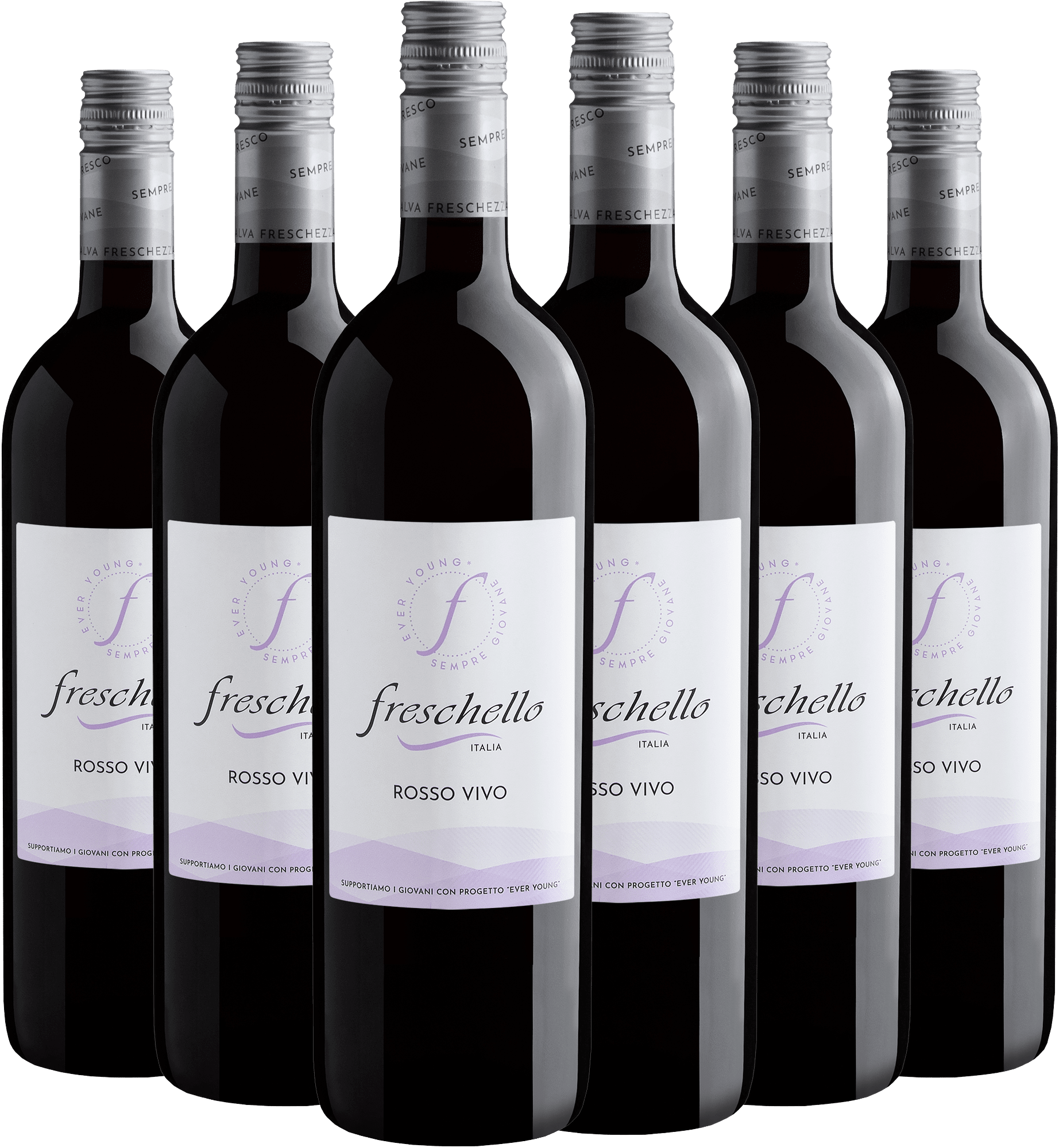Kit 6 Freschello Rosso Vivo Winemaker Blend por R$29,90 cada garrafa