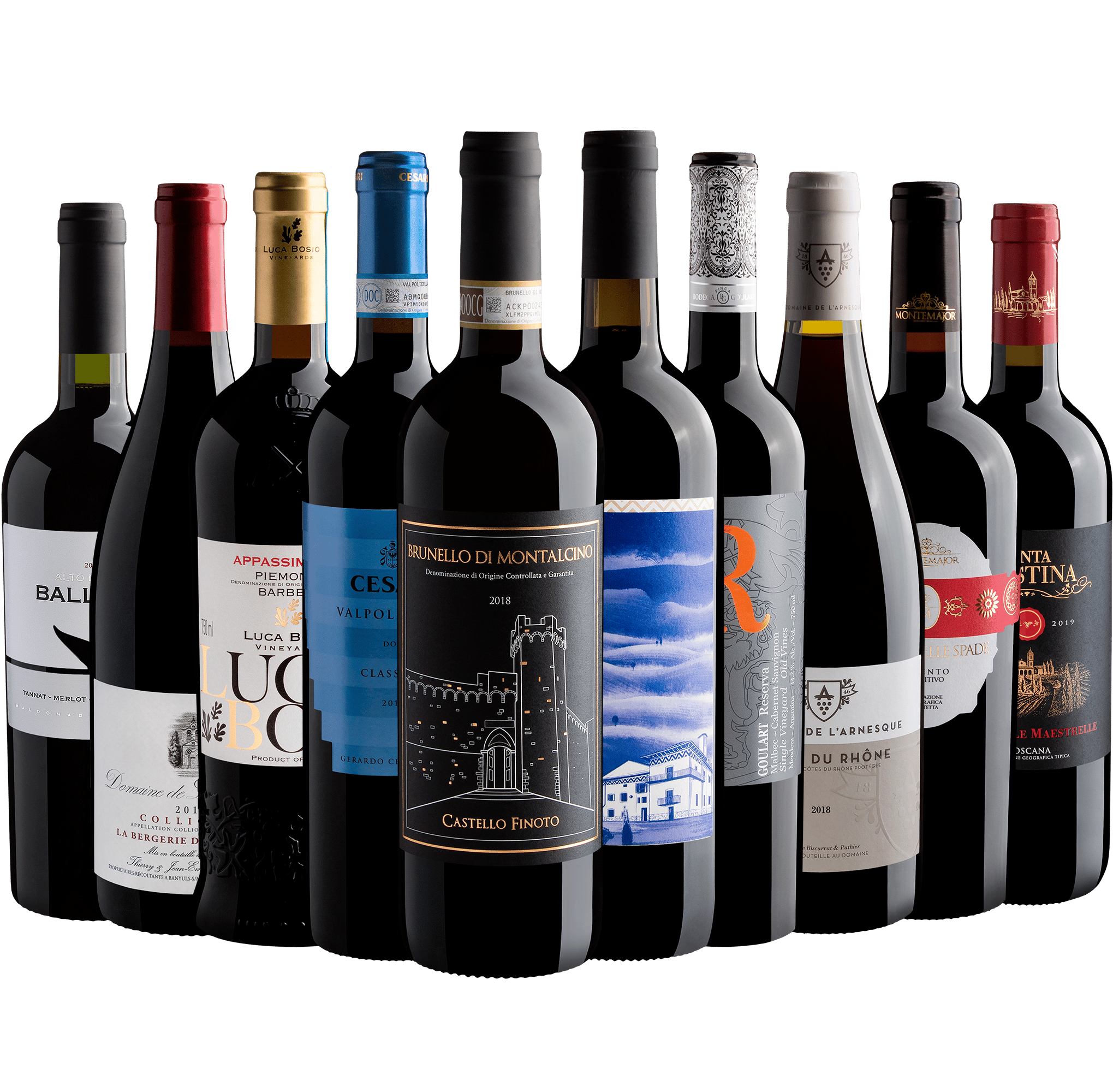 Kit 10 Best Sellers por R$99,90 cada garrafa