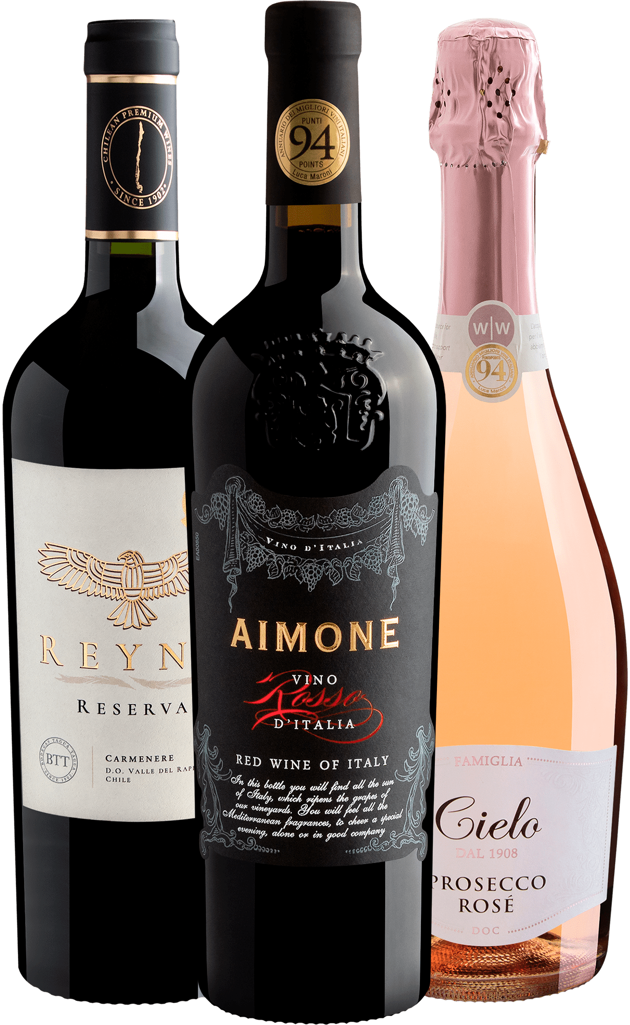 Kit 3 Vinhos 90+ Pontos