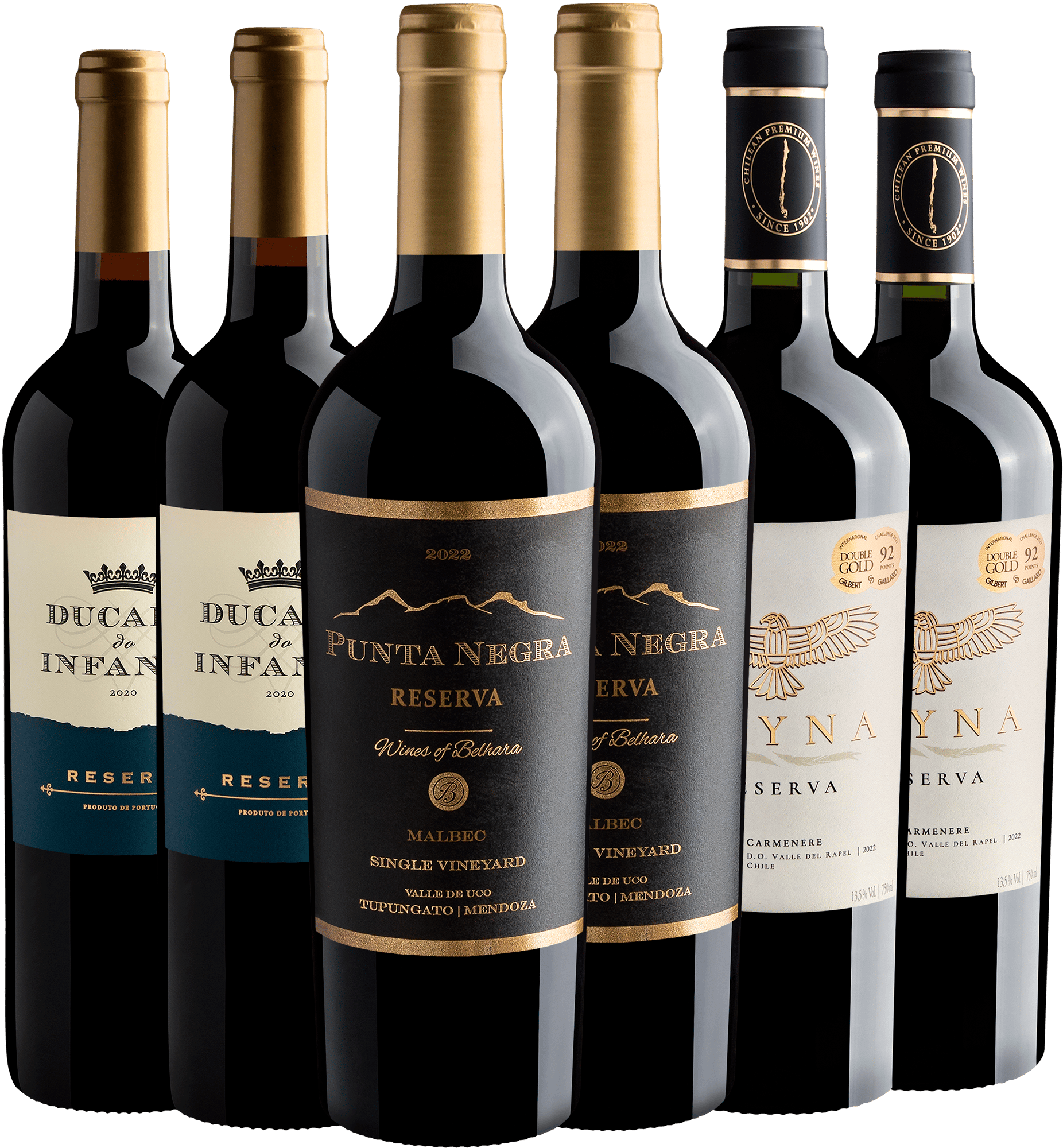 Kit 6 Best Sellers Reserva por R$49,90 cada garrafa 