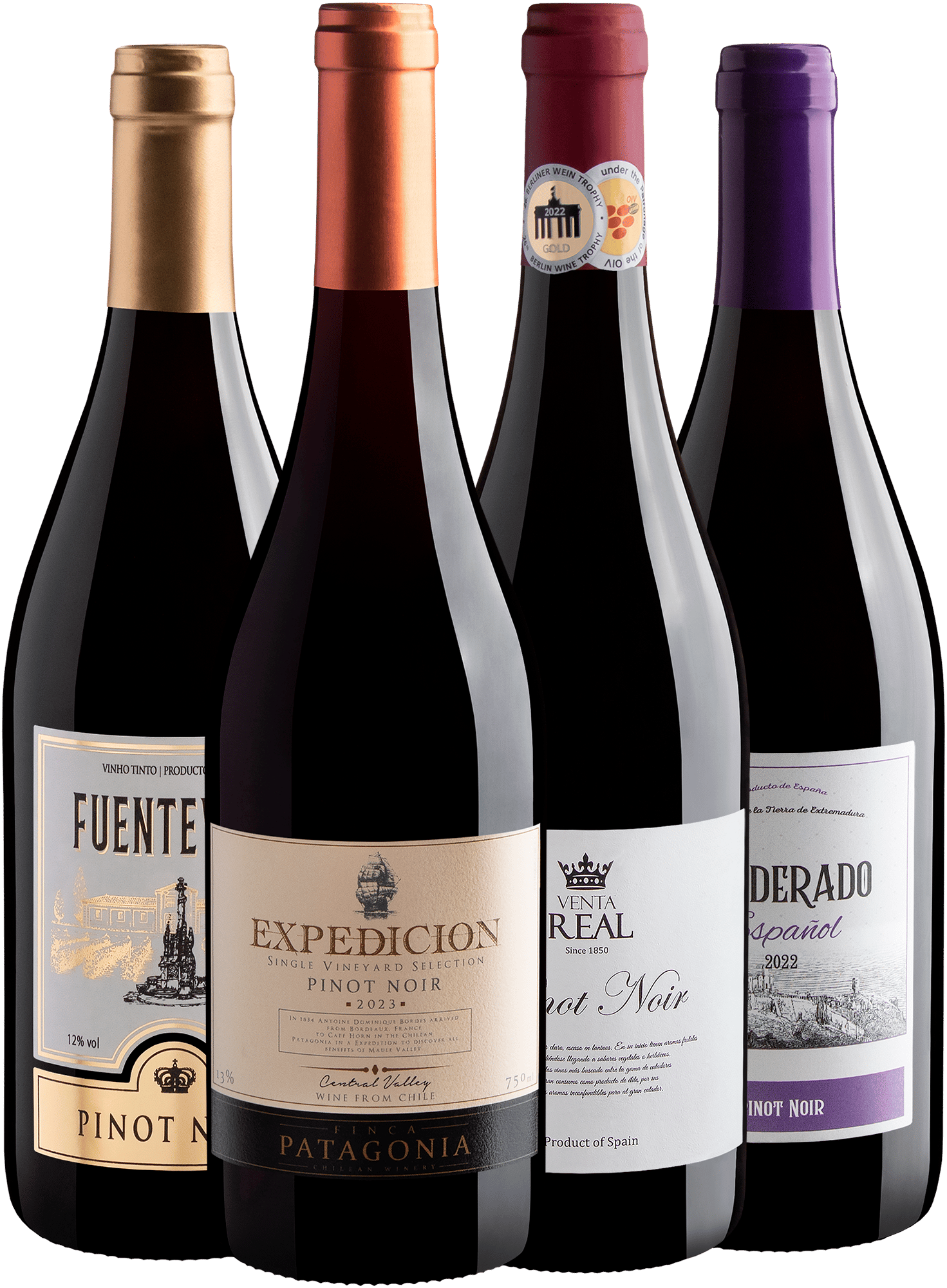 Kit Pinots Noirs por R$28,90 cada garrafa 