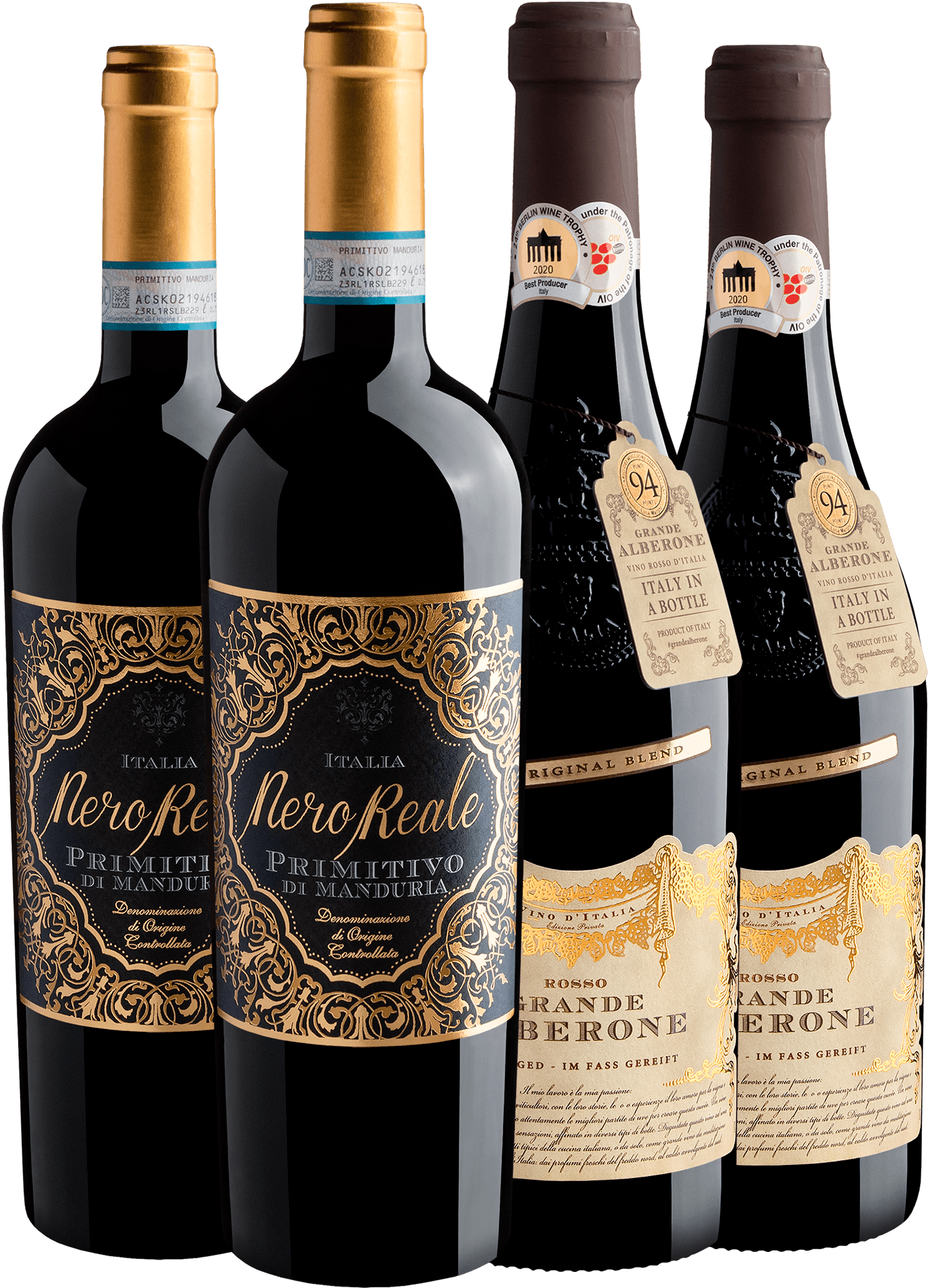 Kit Best Sellers Italianos | 4 garrafas 