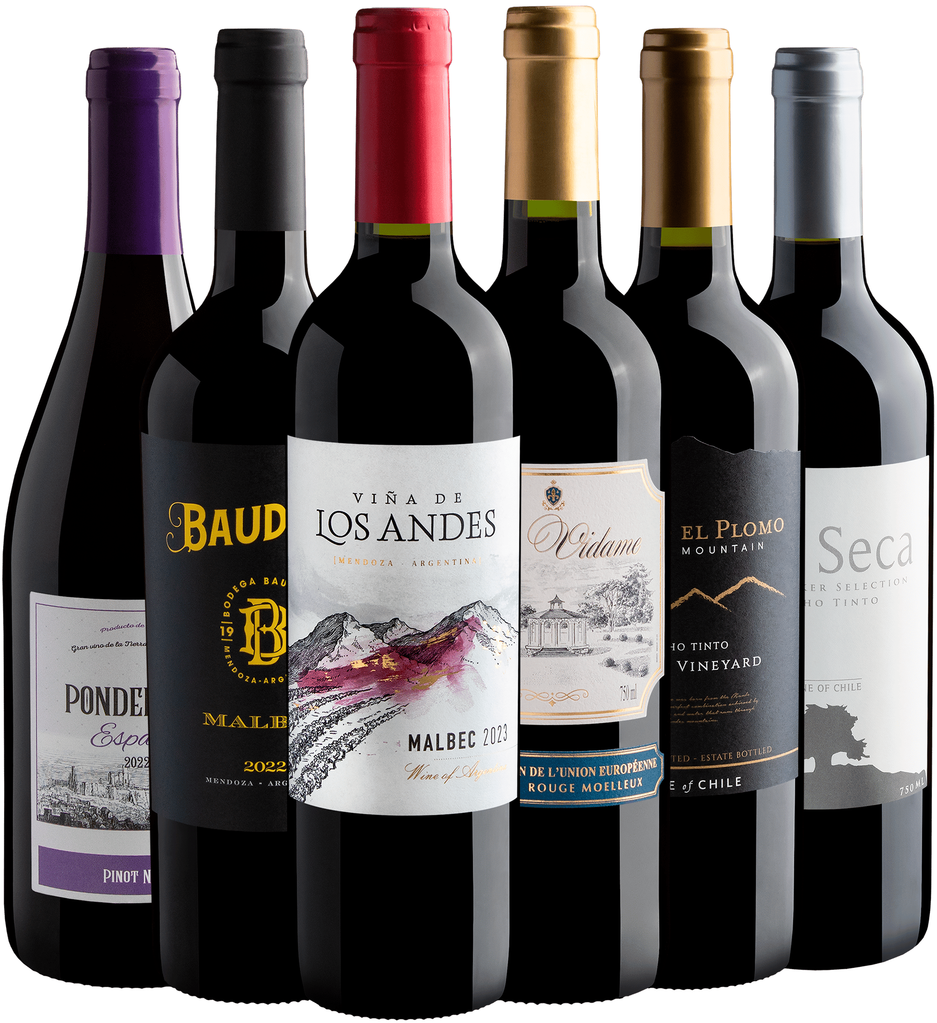 Kit 6 Best Sellers por R$25,90 cada garrafa 