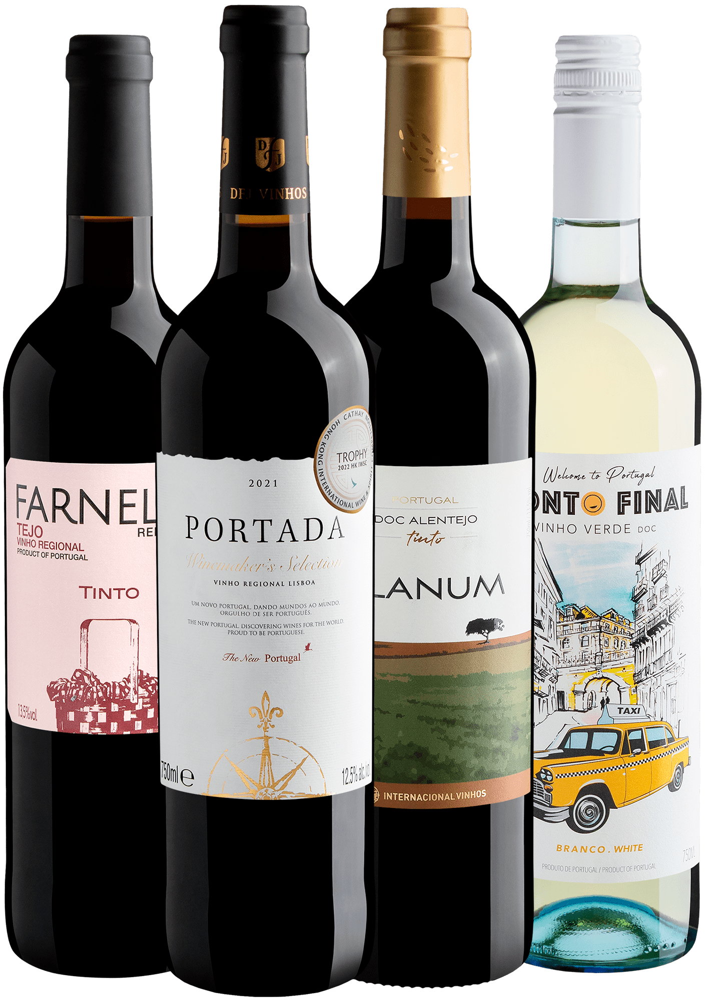 Kit Grandes Regiões de Portugal por R$39,90 cada garrafa