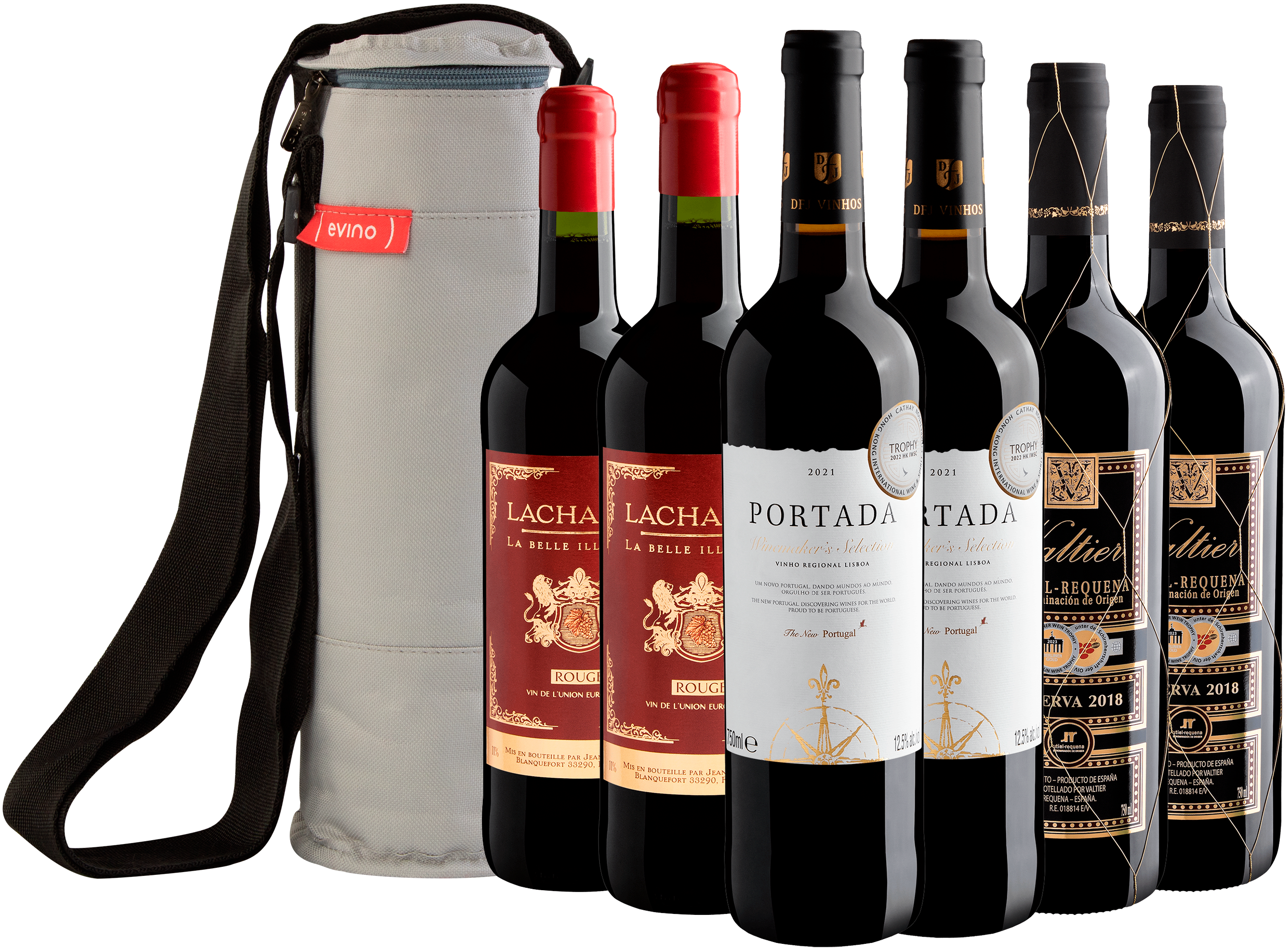 Kit Sucessos do Velho Mundo | 6 garrafas por R$44,90 cada + Bolsa Exclusiva Grátis 