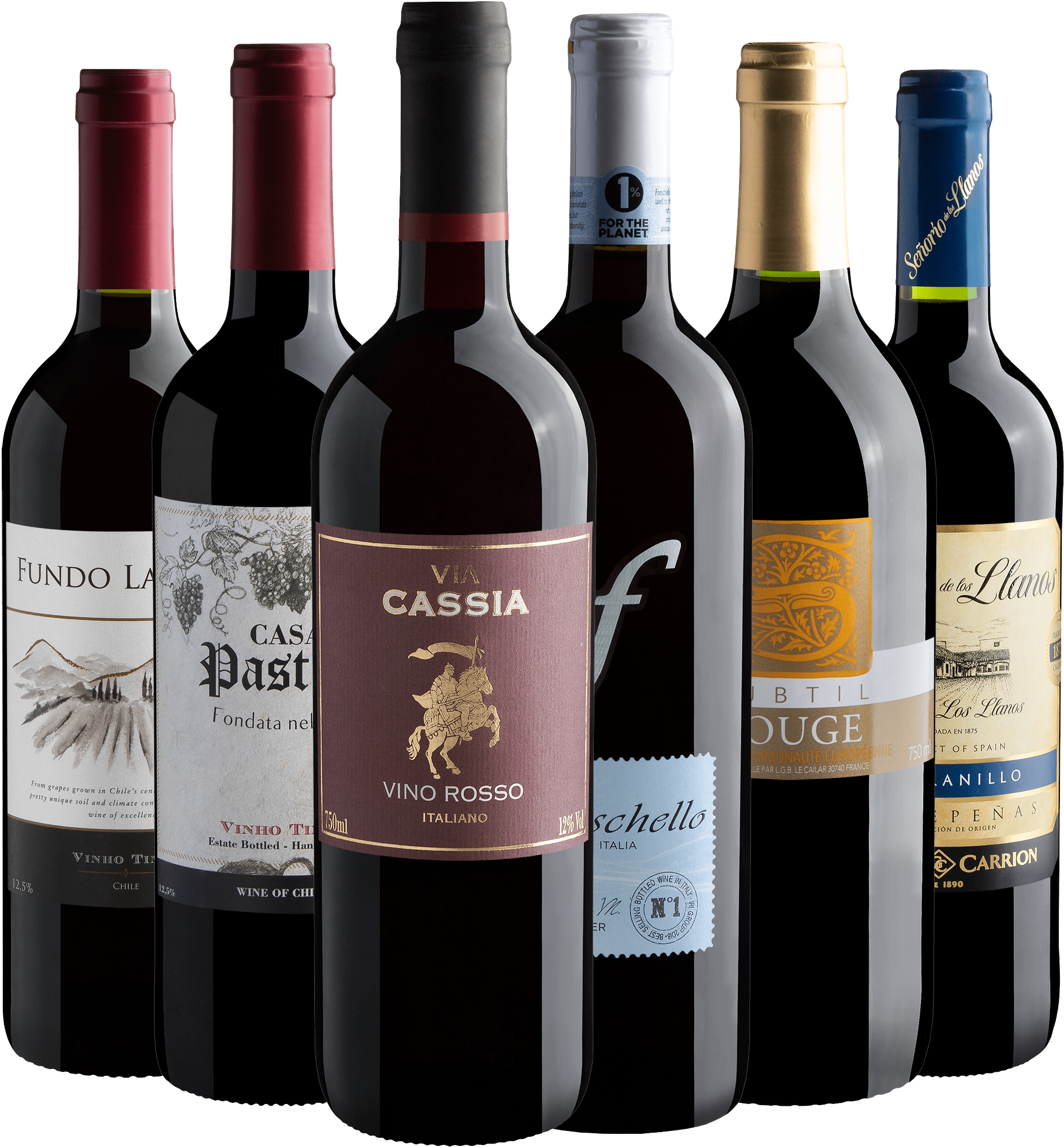 Kit 6 Tintos com Italiano Premiado por R$29,90 cada garrafa