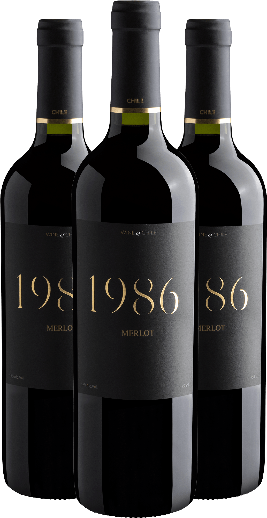 Kit 1986 Merlot 2022 | 3 garrafas por R$34,90 cada garrafa