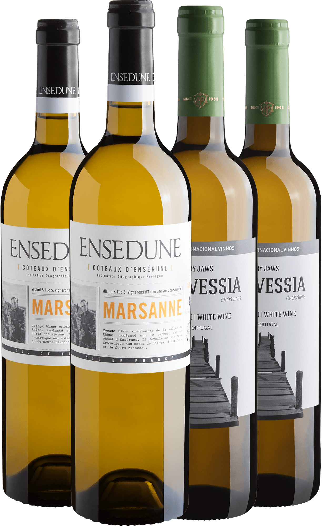 Kit Vinhos Brancos do Velho Mundo por R$29,90 cada garrafa