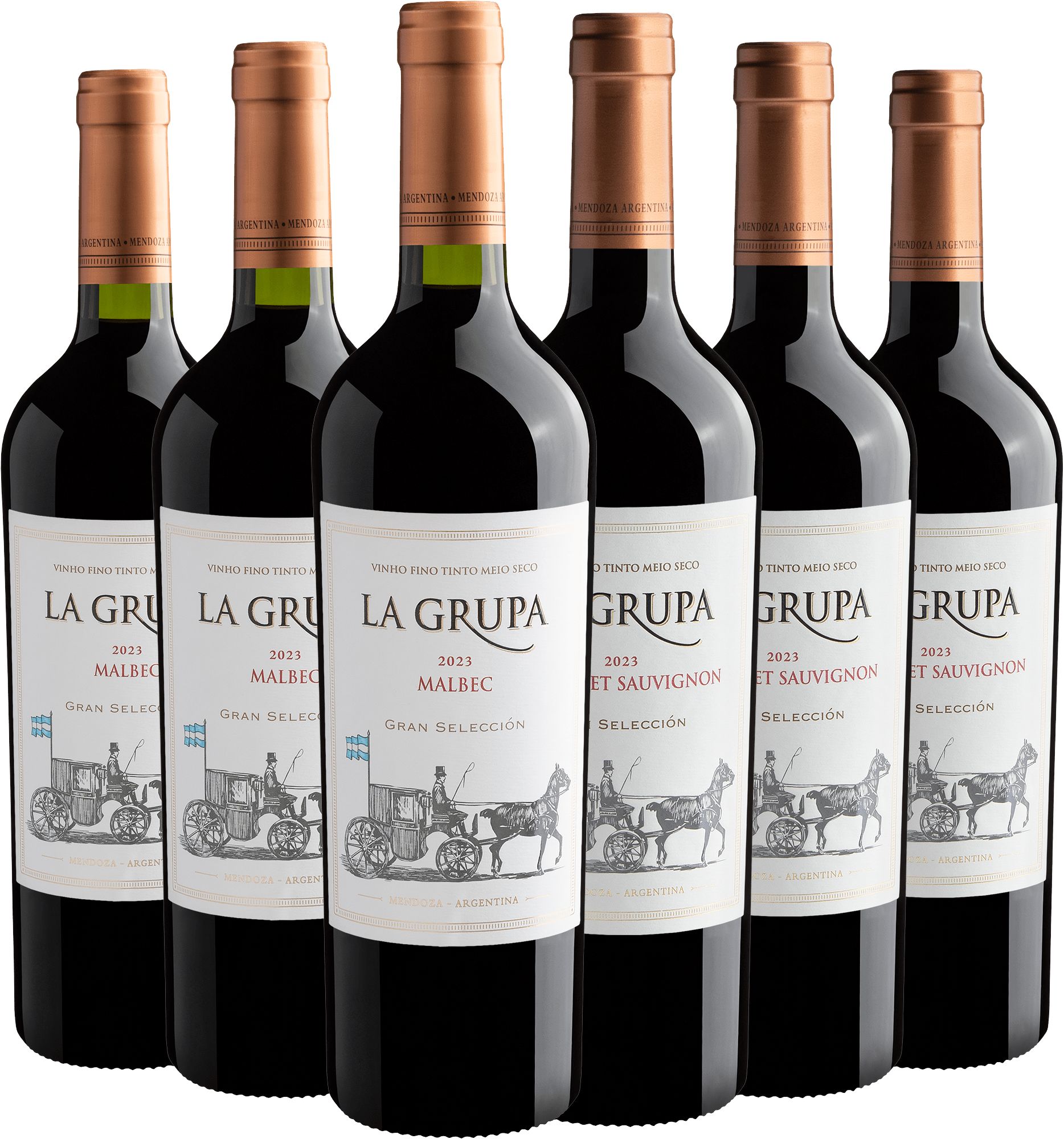 Kit La Grupa | 3 Malbec + 3 Cabernet Sauvignon 