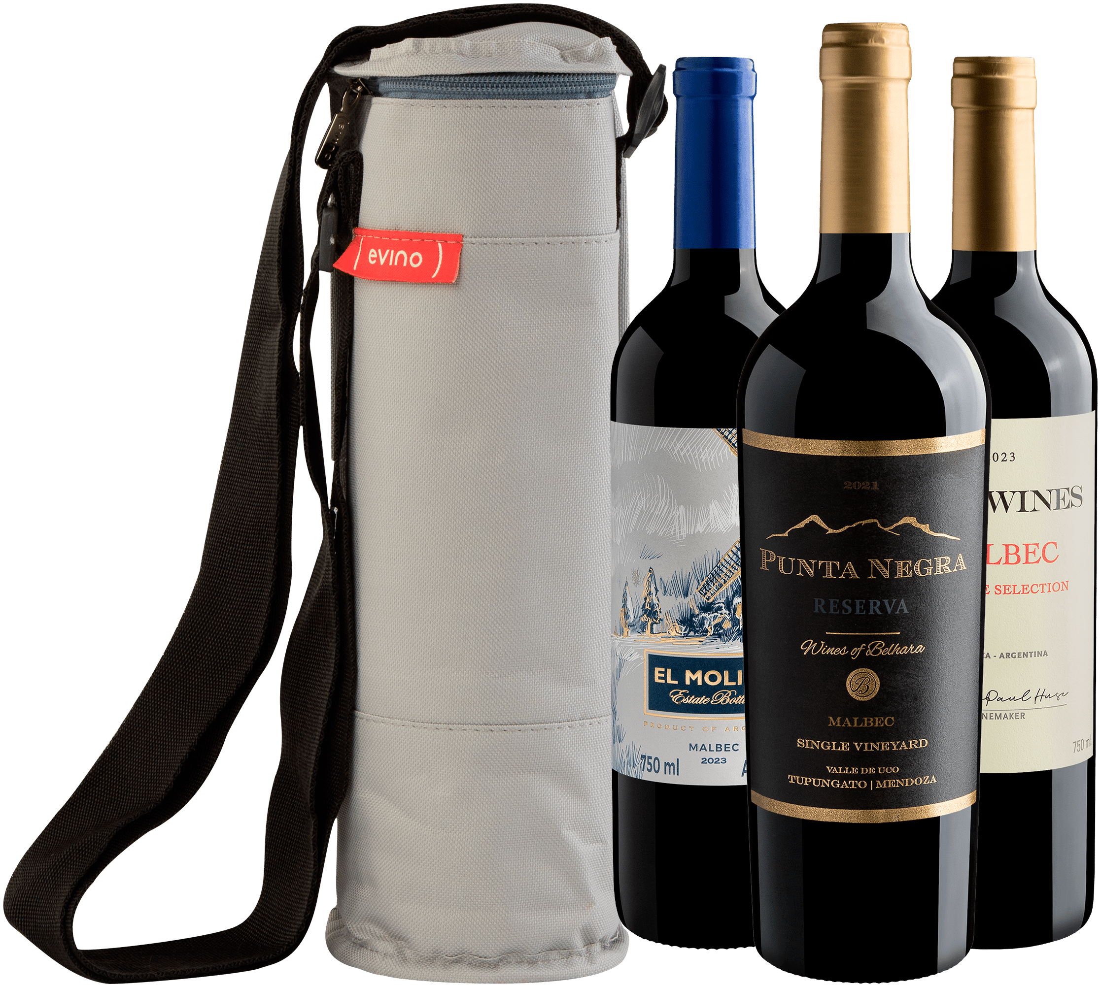 Kit 3 Malbecs Best Sellers + Bolsa Térmica