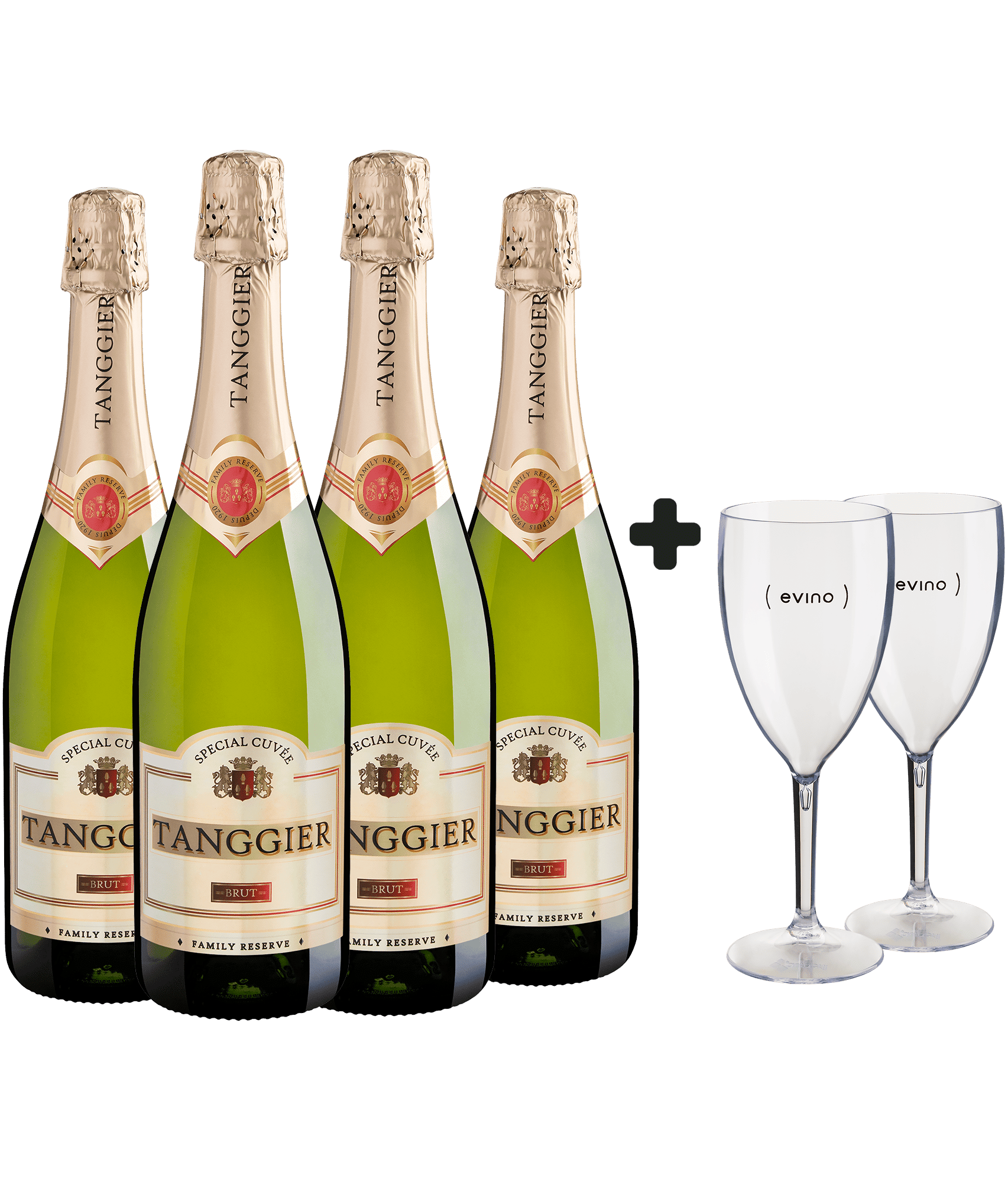 Kit 4 Tanggier Brut + 2 Taças