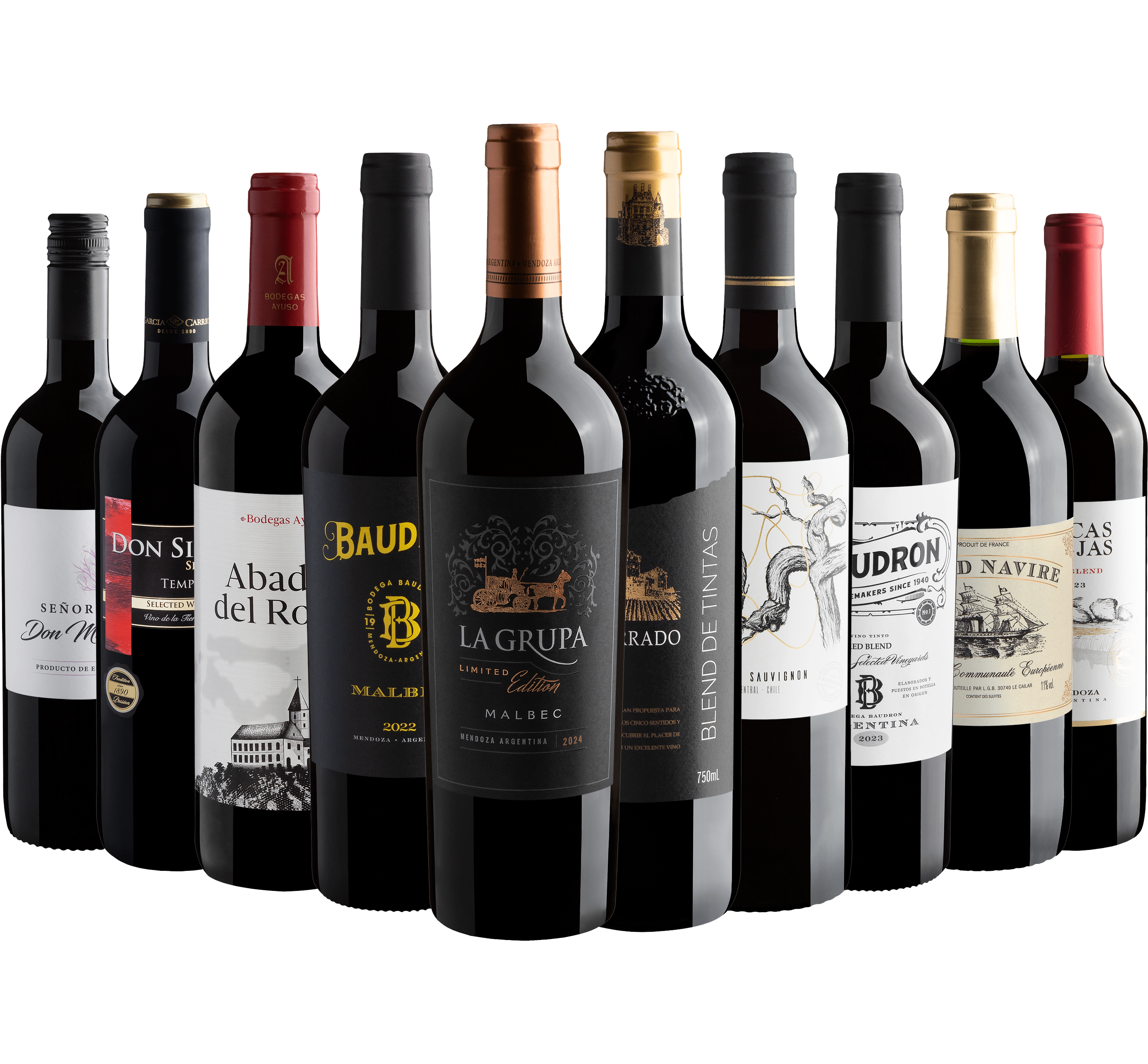Kit 10 Vinhos com La Grupa Limited Edition Malbec | R$26,90 cada garrafa