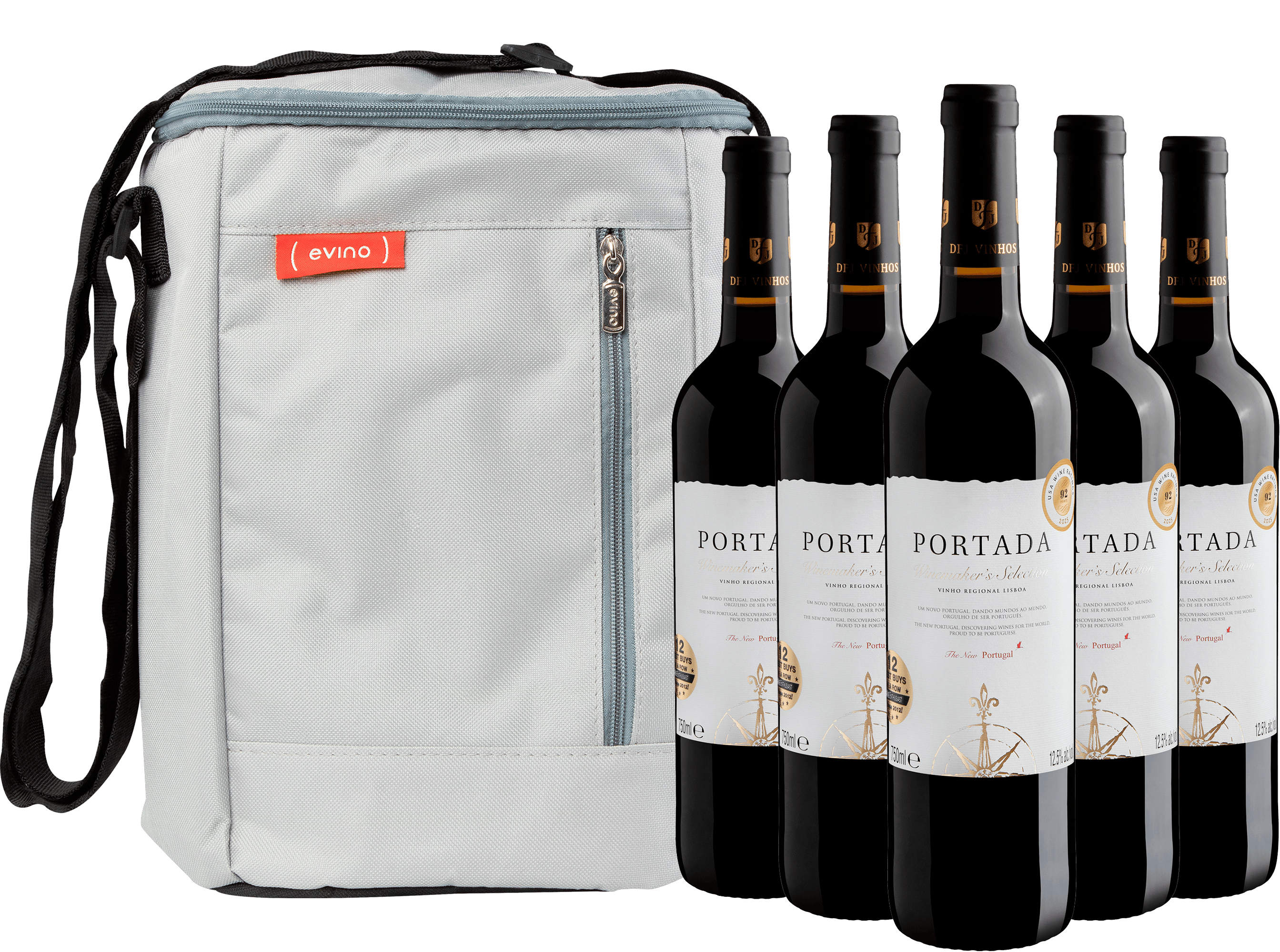 Kit 5 Portada Winemaker's Selection por R$54,90 cada garrafa + Bolsa Térmica Grátis