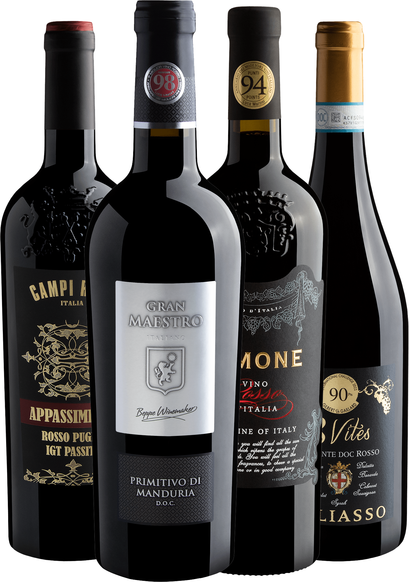 4 Vinhos Italianos Premiados