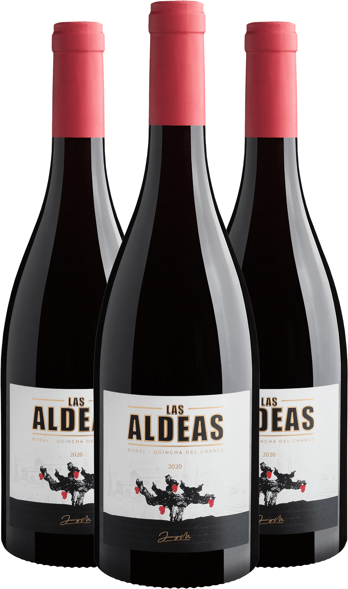Kit 3 Las Aldeas Bobal - Quincha del Charco Utiel-Requena DOP por R$59,90 cada garrafa