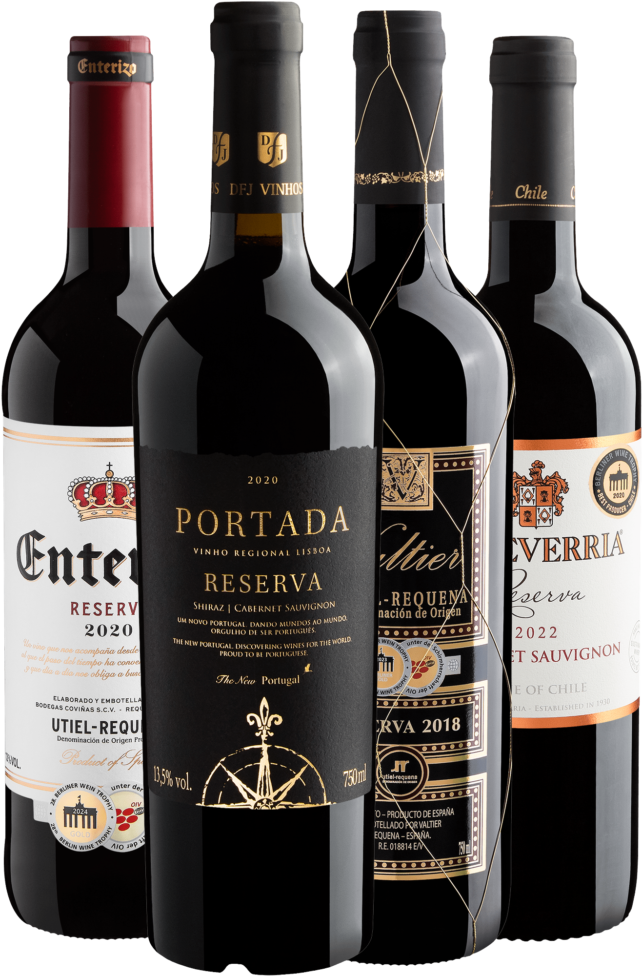 Kit 4 Reservas Premiados por R$49,90 cada garrafa