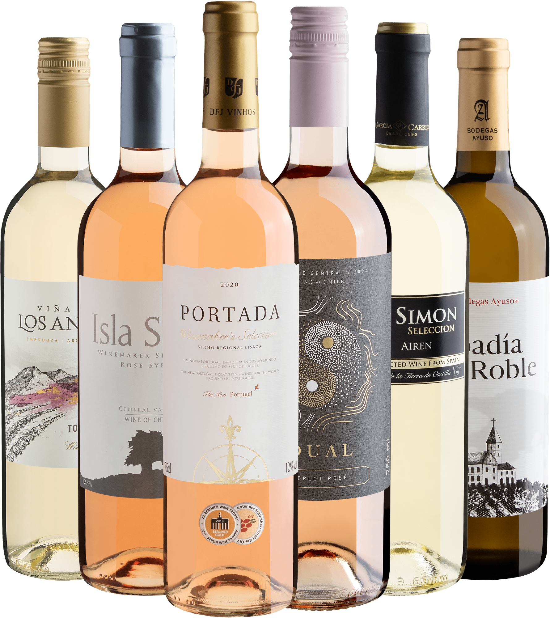 Kit 6 Refrescantes com Portada Winemaker's Rosé por R$29,90 cada