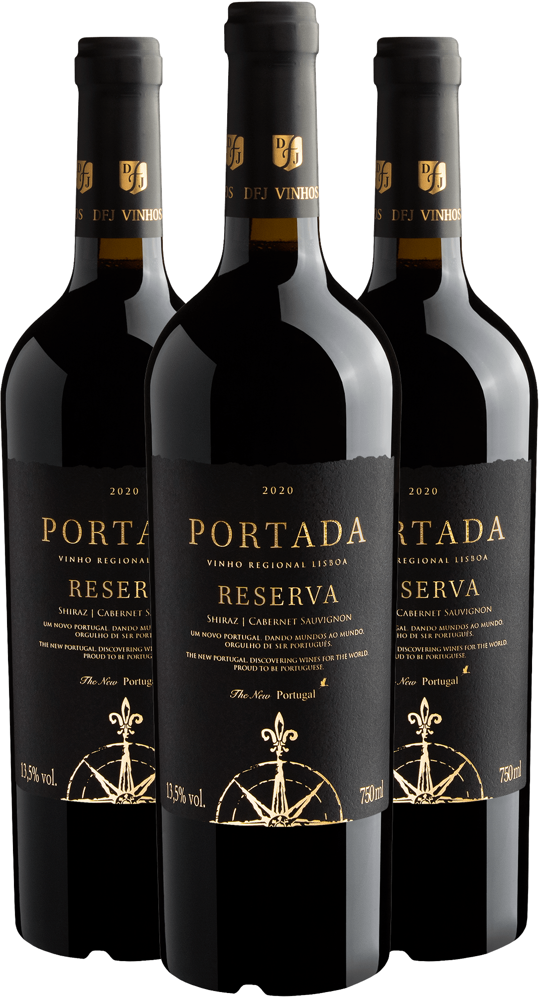 Kit 3 Portada Reserva Black por R$74,90 cada garrafa