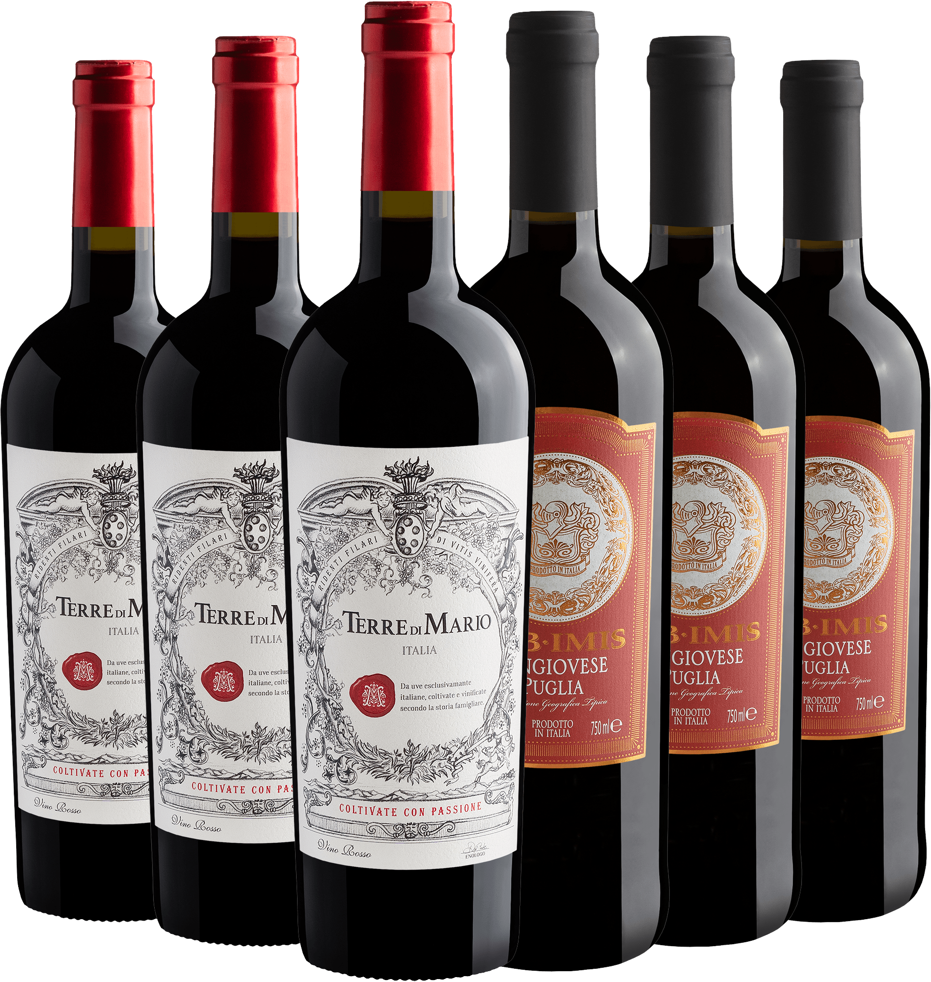 Kit 3 Terre di Mario + 3 Ab-Imis Sangiovese por R$39,92 cada com cupom