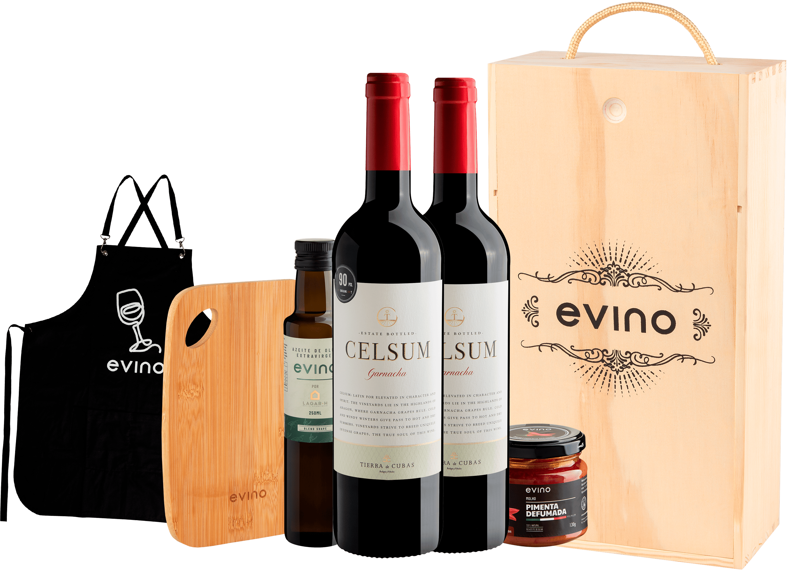 Kit Vinho Espanhol Premiado para Presentear