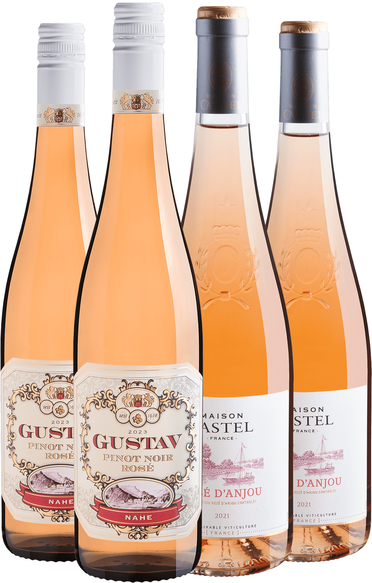 Kit Rosés do Velho Mundo | 4 garrafas por R$59,90 cada