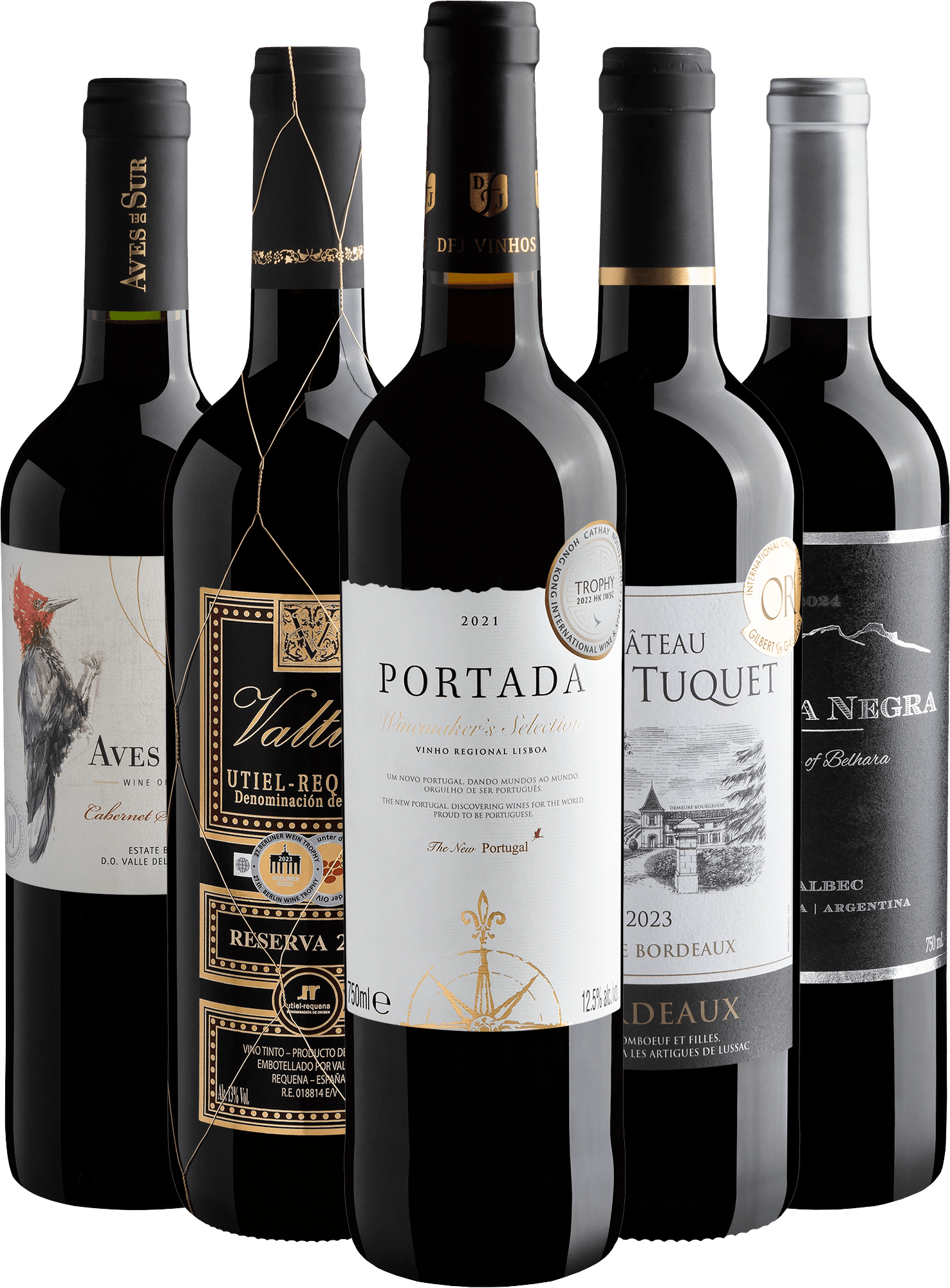 Kit Mais Vendidos | 5 garrafas por R$39,90 cada  